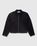 Mini Jacket Black Worsted Wool