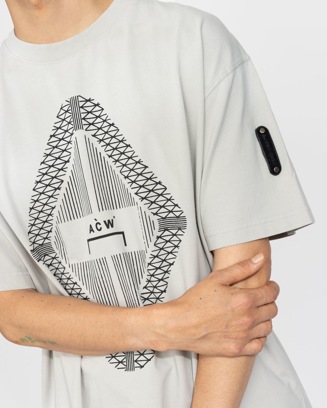 A-Cold-Wall* – Gradient T-Shirt Light Grey - Tops - Grey - Image 4