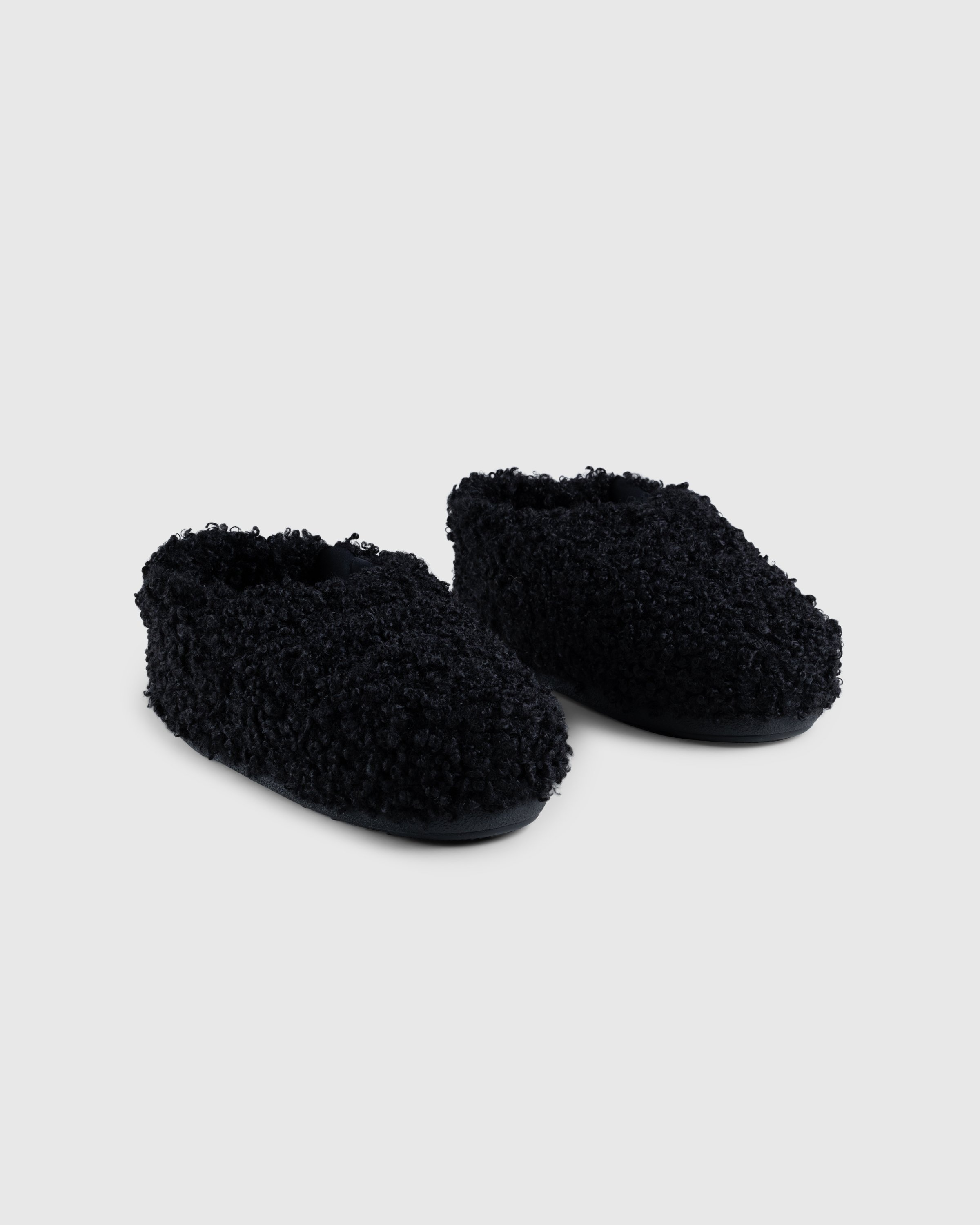 Moon Boot – Faux Curly Sandal Band Black - Sandals & Slides - Black - Image 3