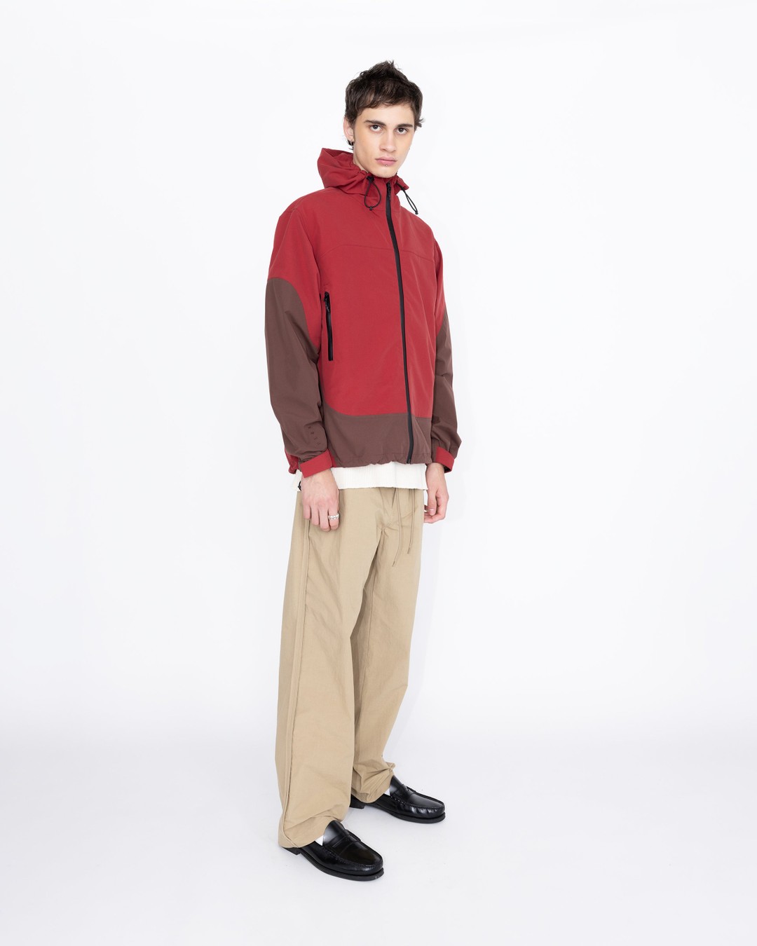 Highsnobiety HS05 – 3 Layer Taped Nylon Jacket Ruby - Outerwear - Red - Image 4