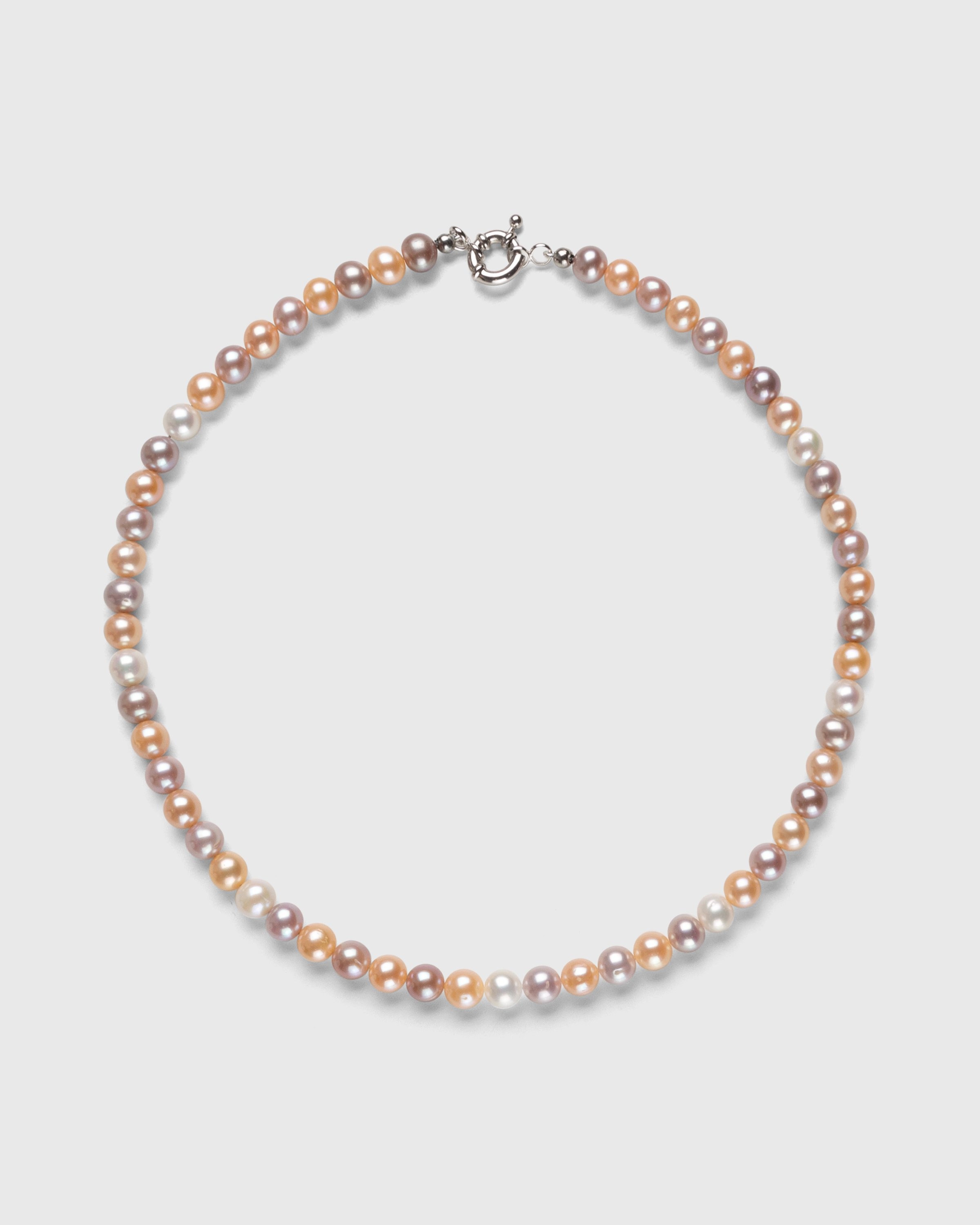 Polite Worldwide – Light Pearl Necklace Multi - Jewelry - Silver - Image 1