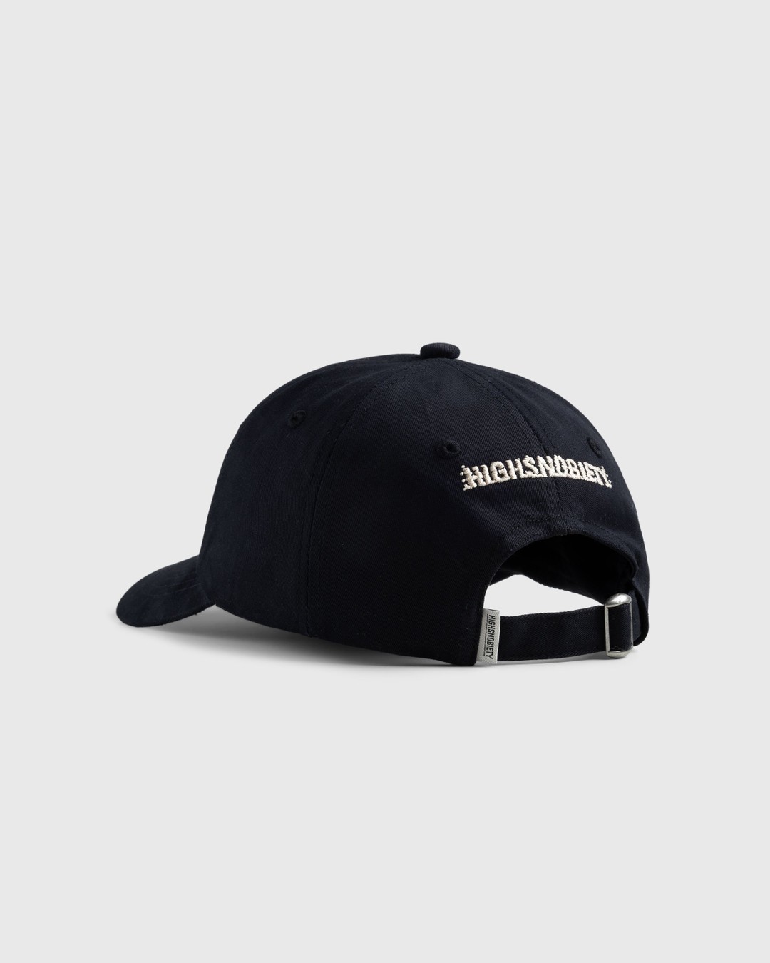 NTS x Highsnobiety – Logo Patch Cap Black - Hats - Black - Image 3