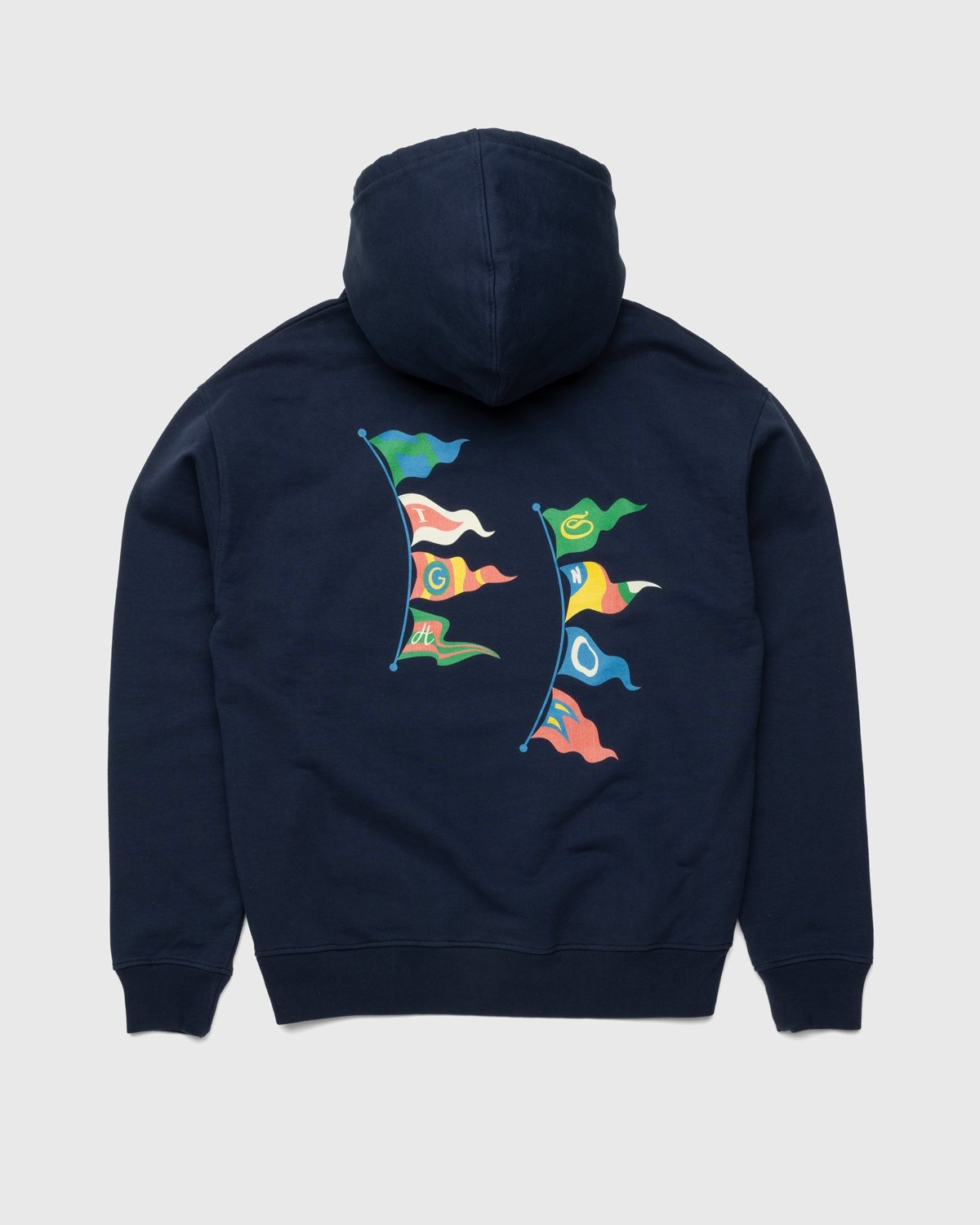 Highsnobiety – Flags Hoodie Navy - Sweats - Blue - Image 2