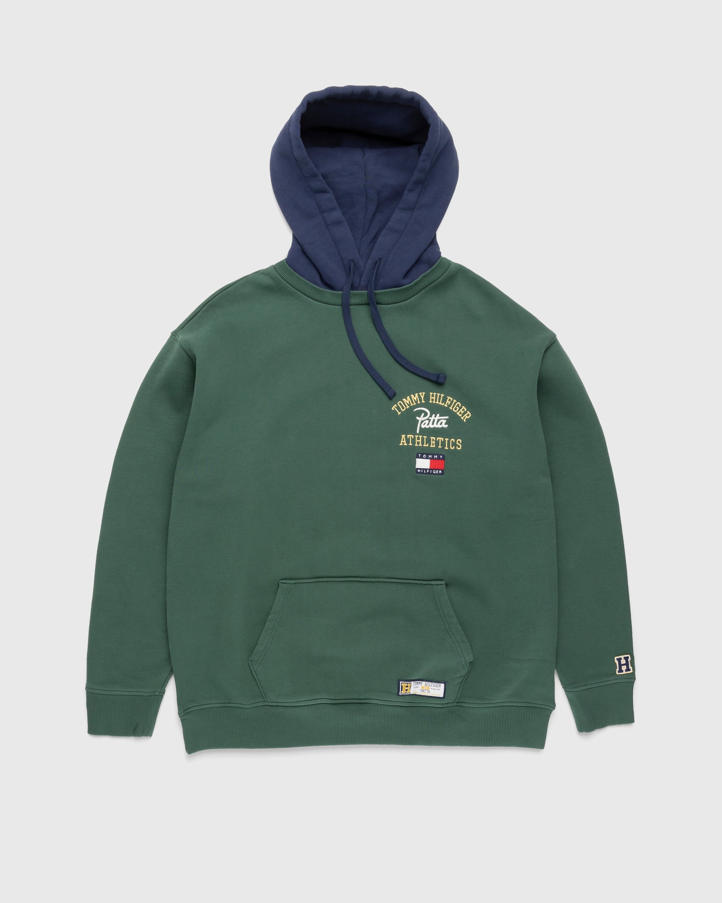 Patta x Tommy Hilfiger Hoodie Midnight Green Highsnobiety Shop