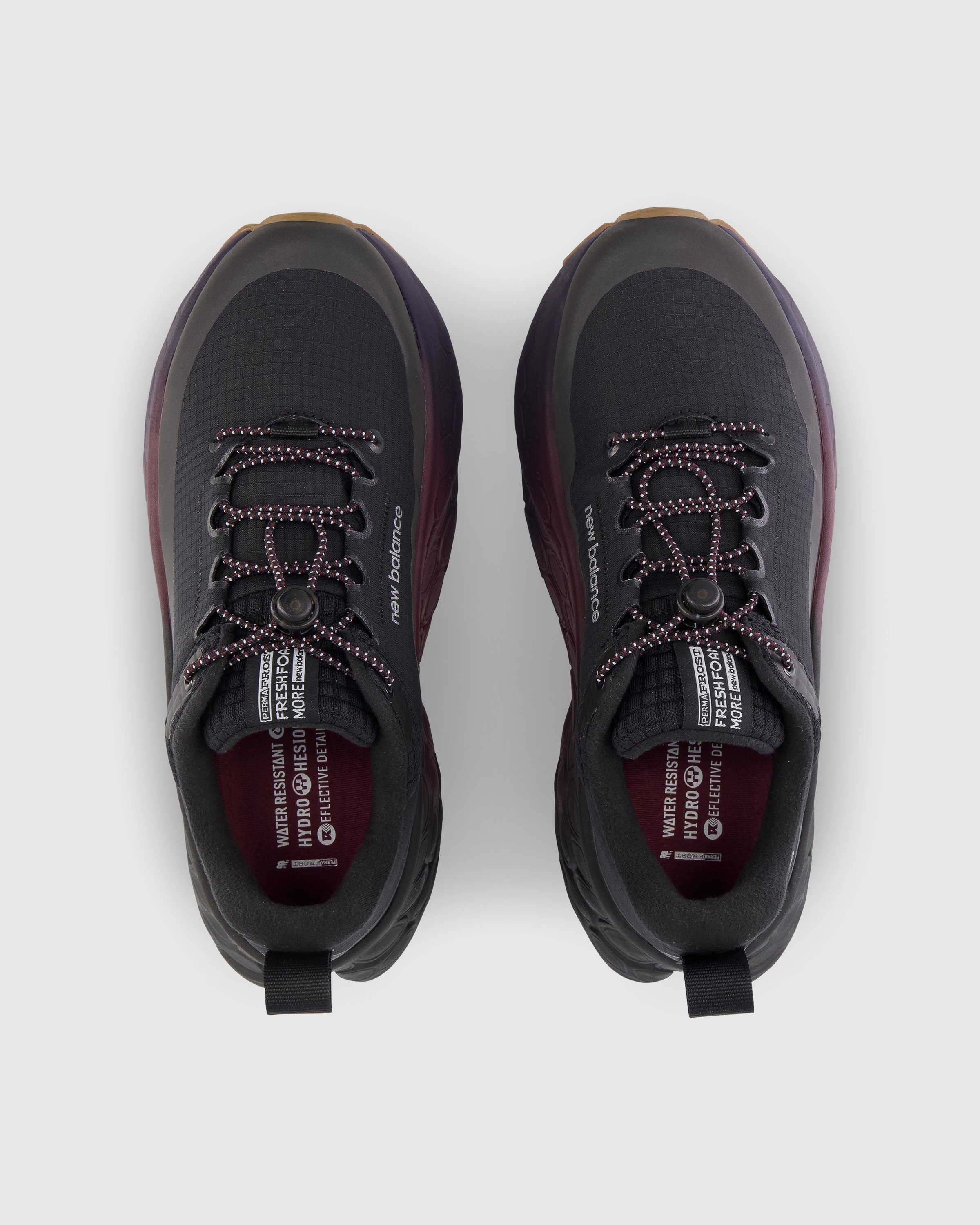 New Balance Fresh Foam X More v4 W Black Burgundy Highsnobiety