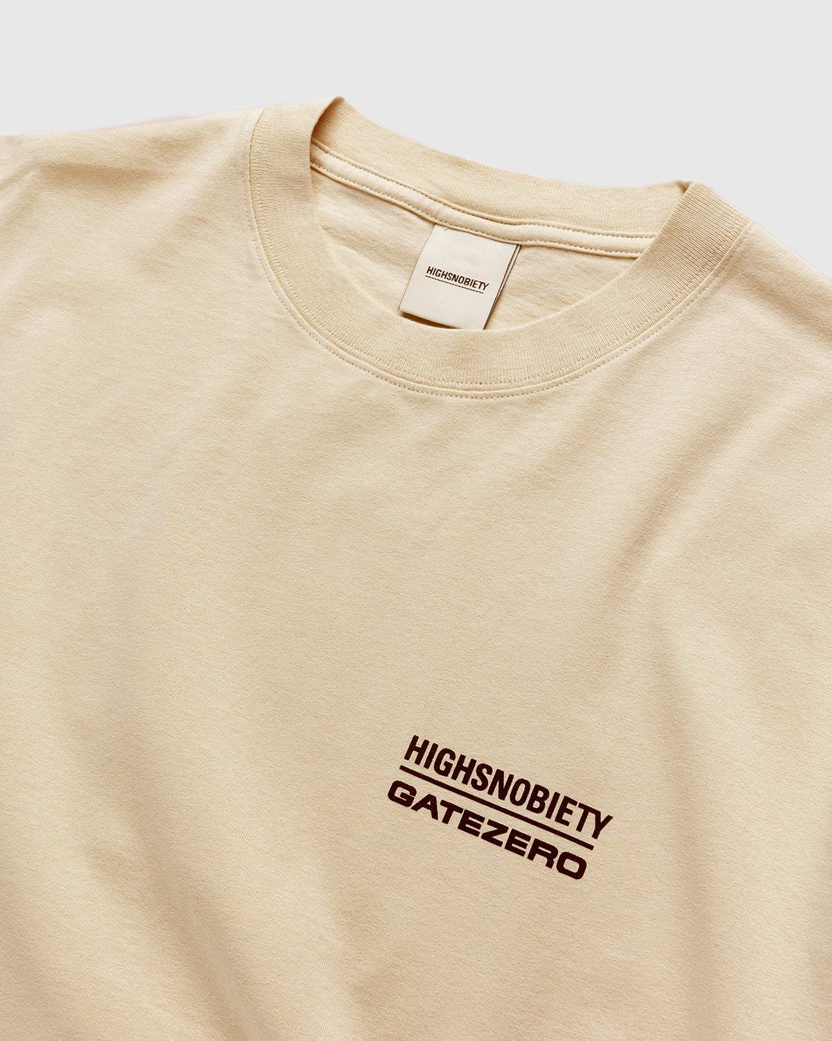 Highsnobiety – GATEZERO City Series 1 T-Shirt Eggshell - Tops - White - Image 4