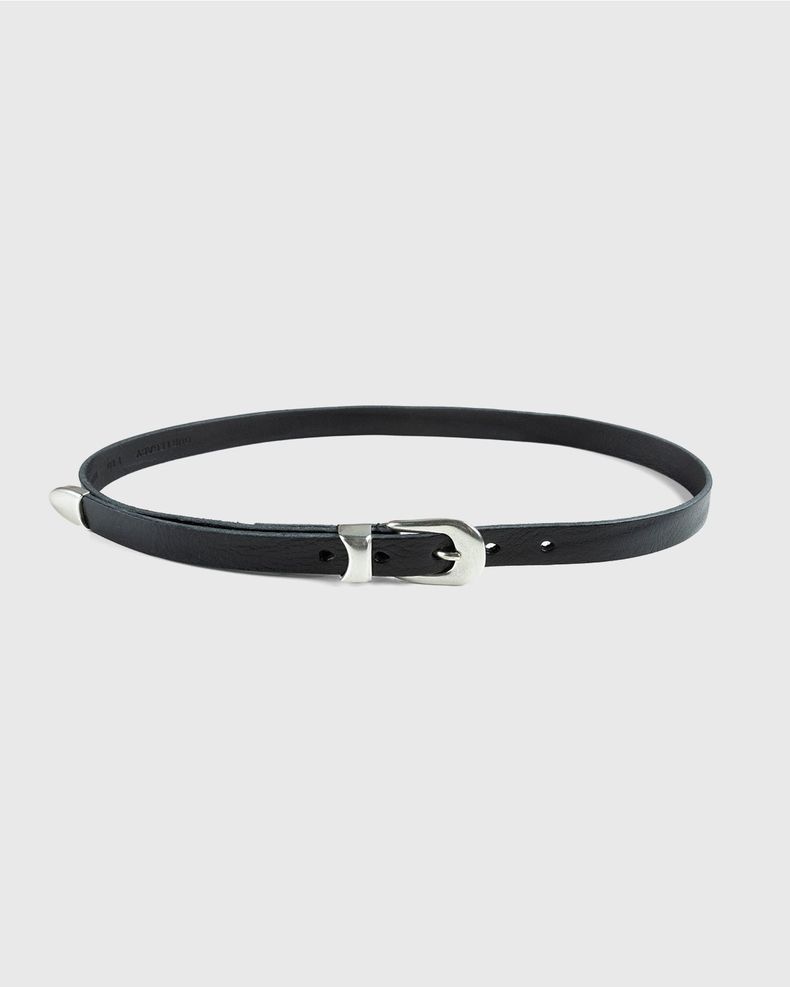Belt 2cm Black Leather