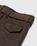 Auralee – High-Waisted Shetland Wool Pants Dark Brown - Cargo Pants - Brown - Image 4