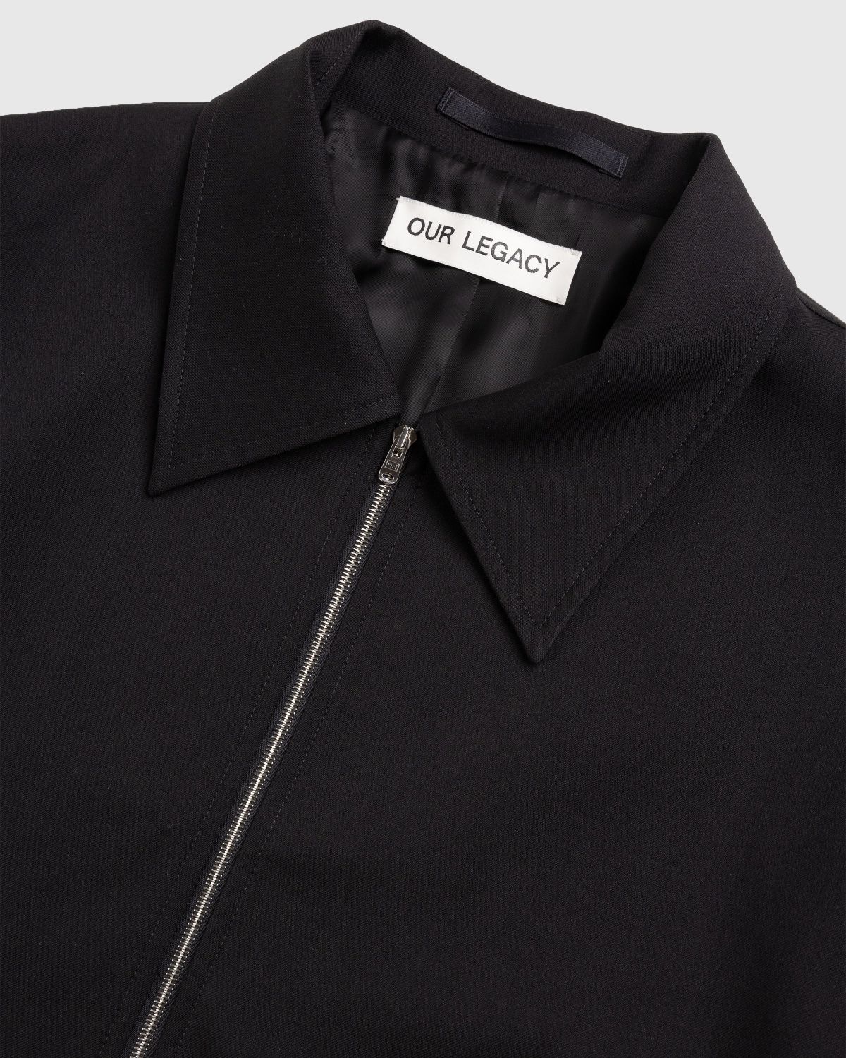 Our Legacy – Mini Jacket Black Worsted Wool
