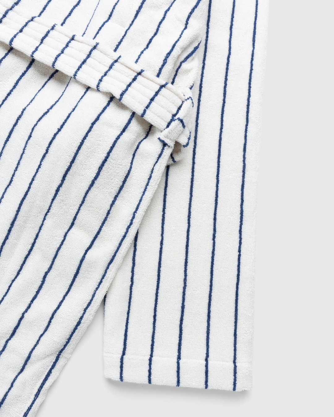 Tekla – Classic Bathrobe Striped Carmel - Loungewear - Beige - Image 5