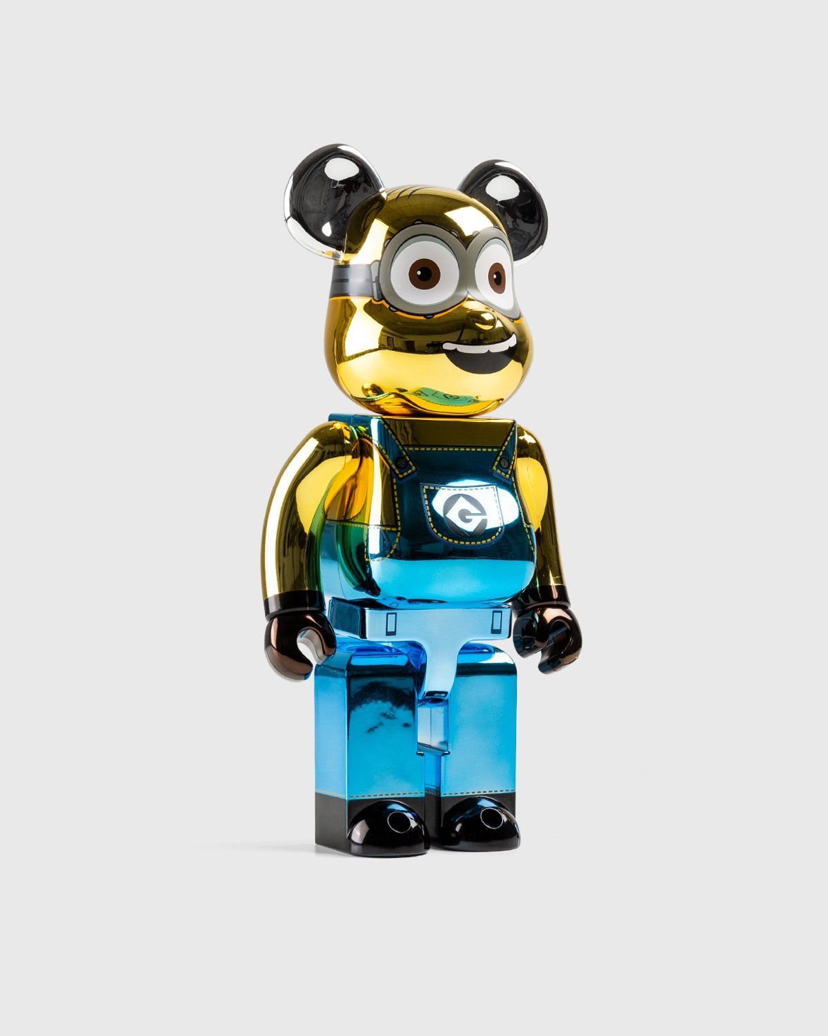 Medicom – Be@rbrick Minions Dave Chrome Version 1000% Multi - Toys - Multi - Image 3