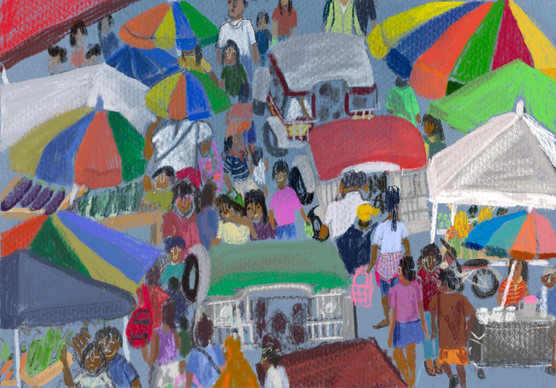 Exclusive Palengke Illustration by Gabriella Mozo