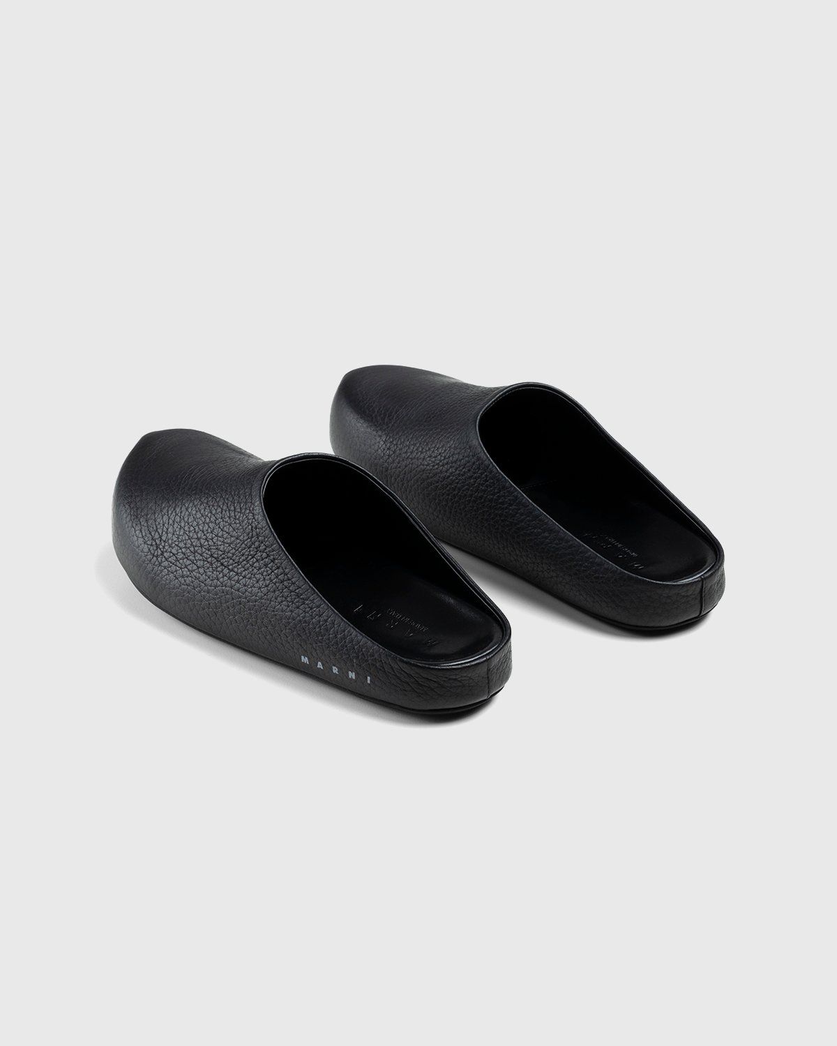 Marni – Calf Leather Mules Black - Sandals & Slides - Black - Image 4