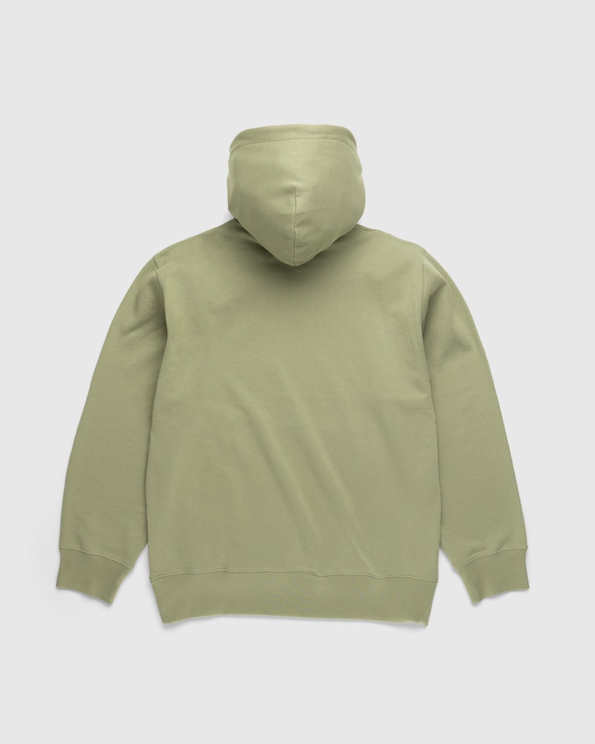 Acne Studios – Organic Cotton Hooded Sweatshirt Eucalyptus Green - Sweats - Green - Image 2