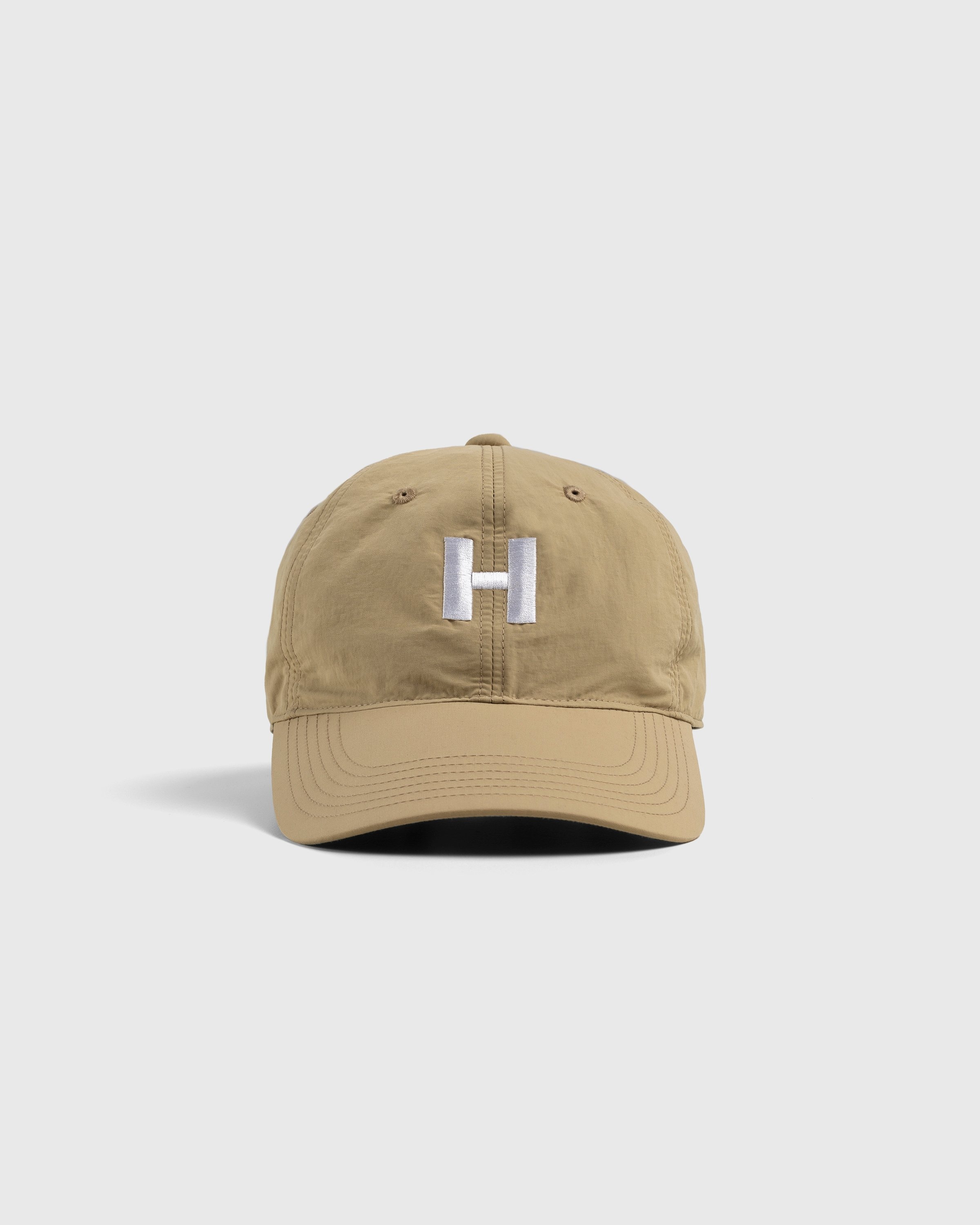 Highsnobiety – Peached Nylon Ball Cap Tan - Hats - Beige - Image 2