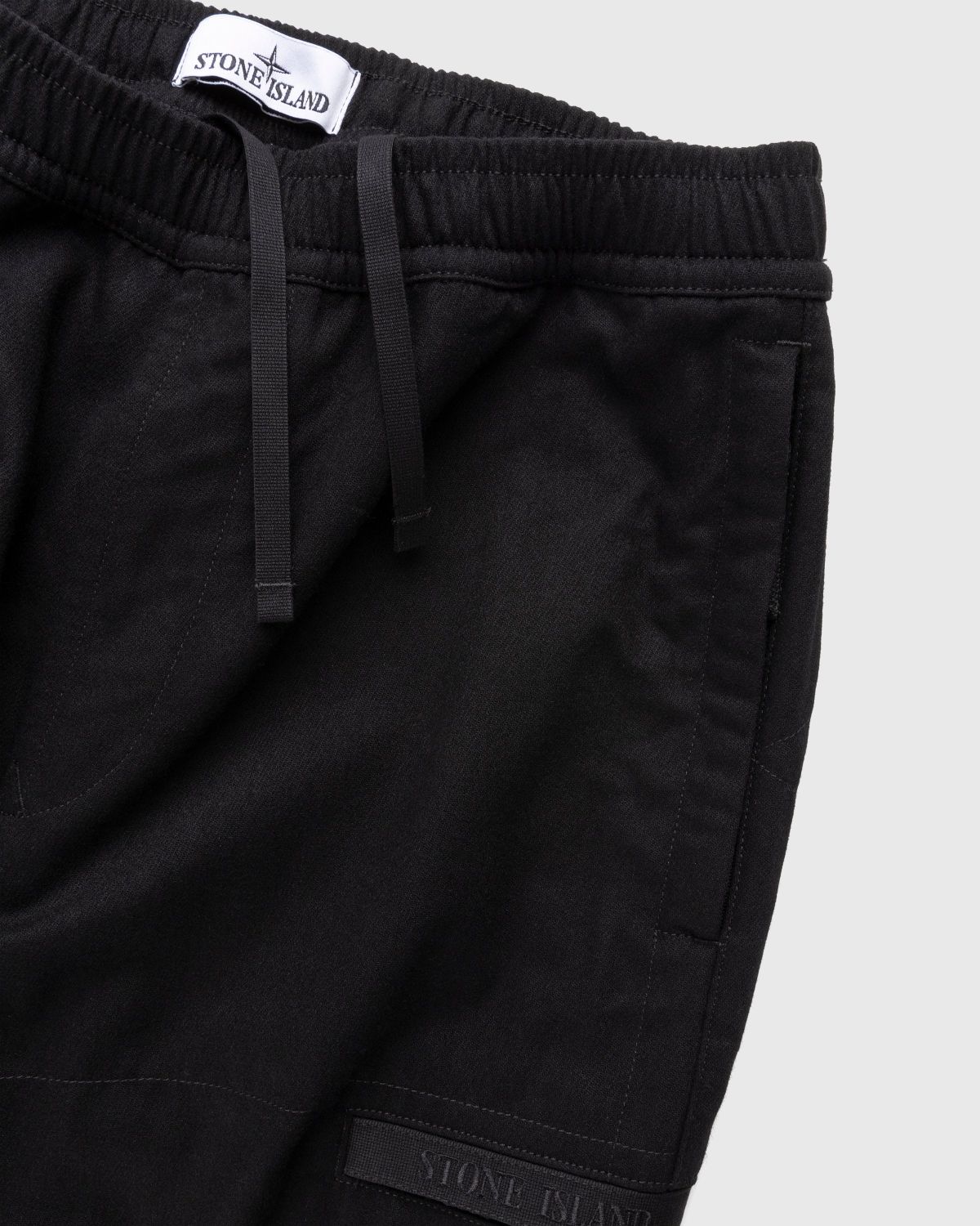 Stone Island – Wool-Nylon Cargo Pants Black | Highsnobiety Shop