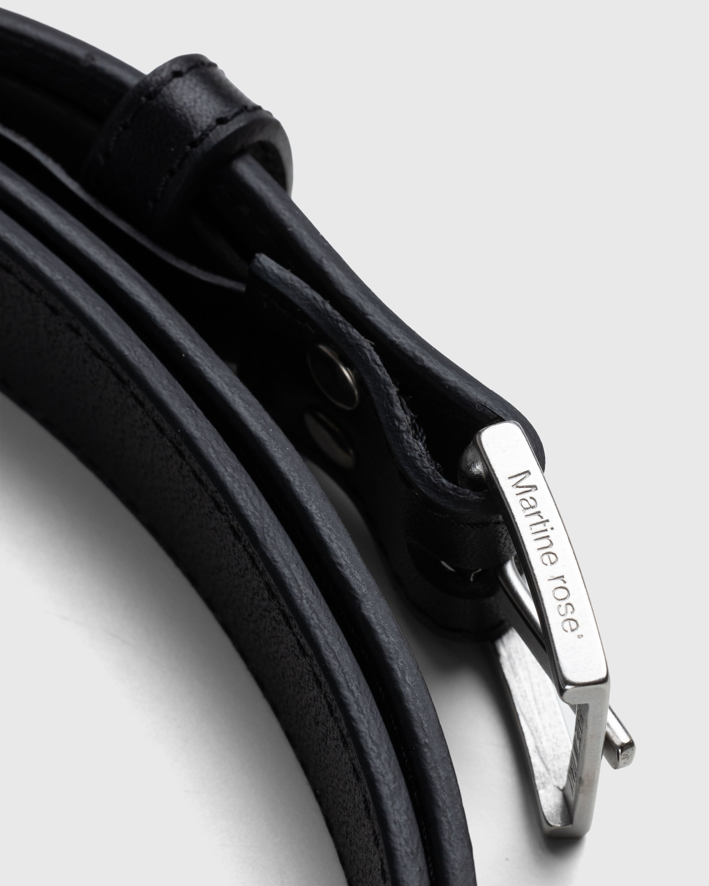 Martine Rose – Sex Letter Belt Black - Belts - Green - Image 3
