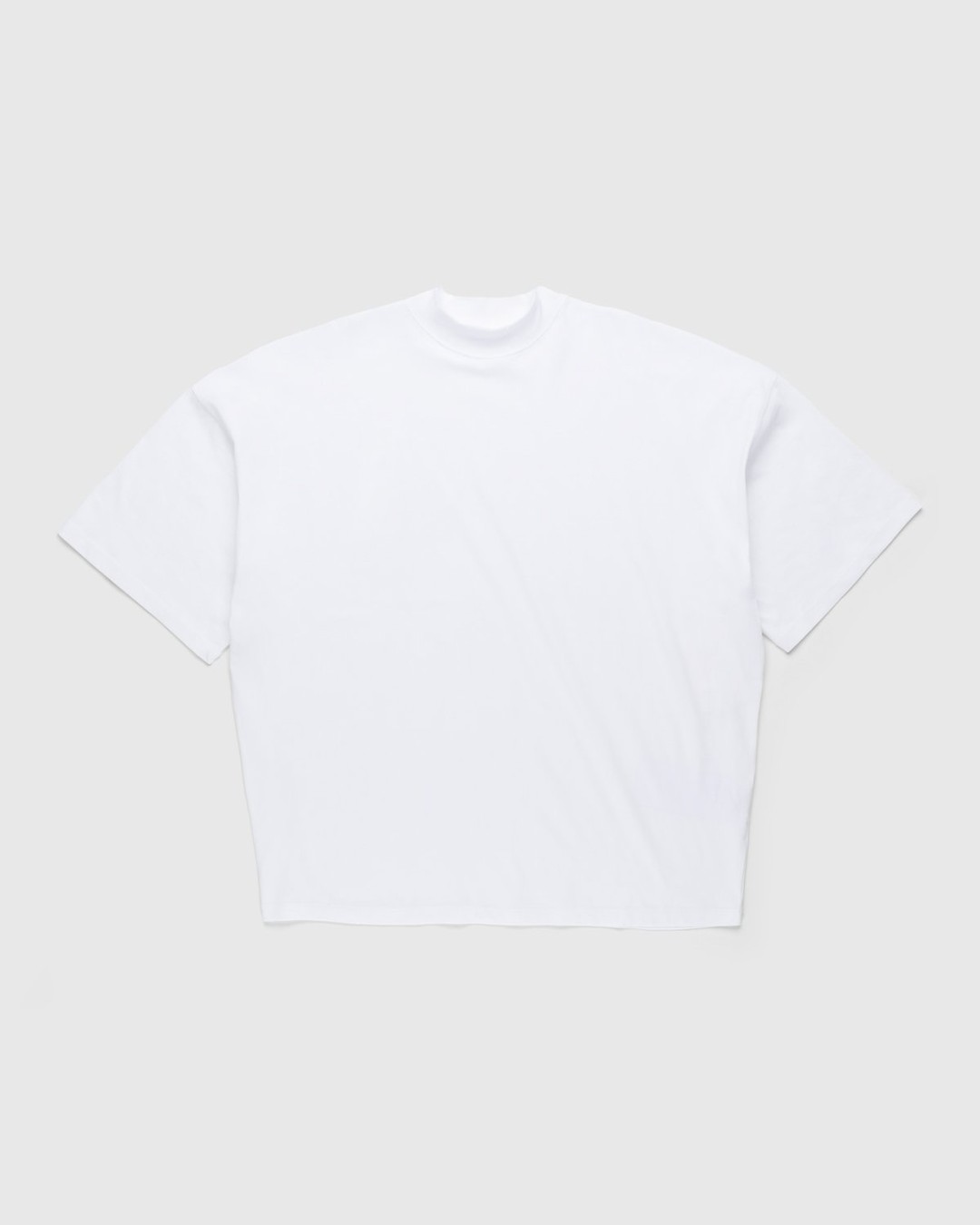 Jil Sander – Mock Neck T-Shirt White - T-shirts - White - Image 1