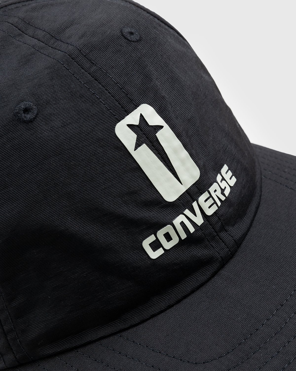 Converse x Rick Owens – DRKSHDW Dad Cap Black/Pelican - Caps - Black - Image 5