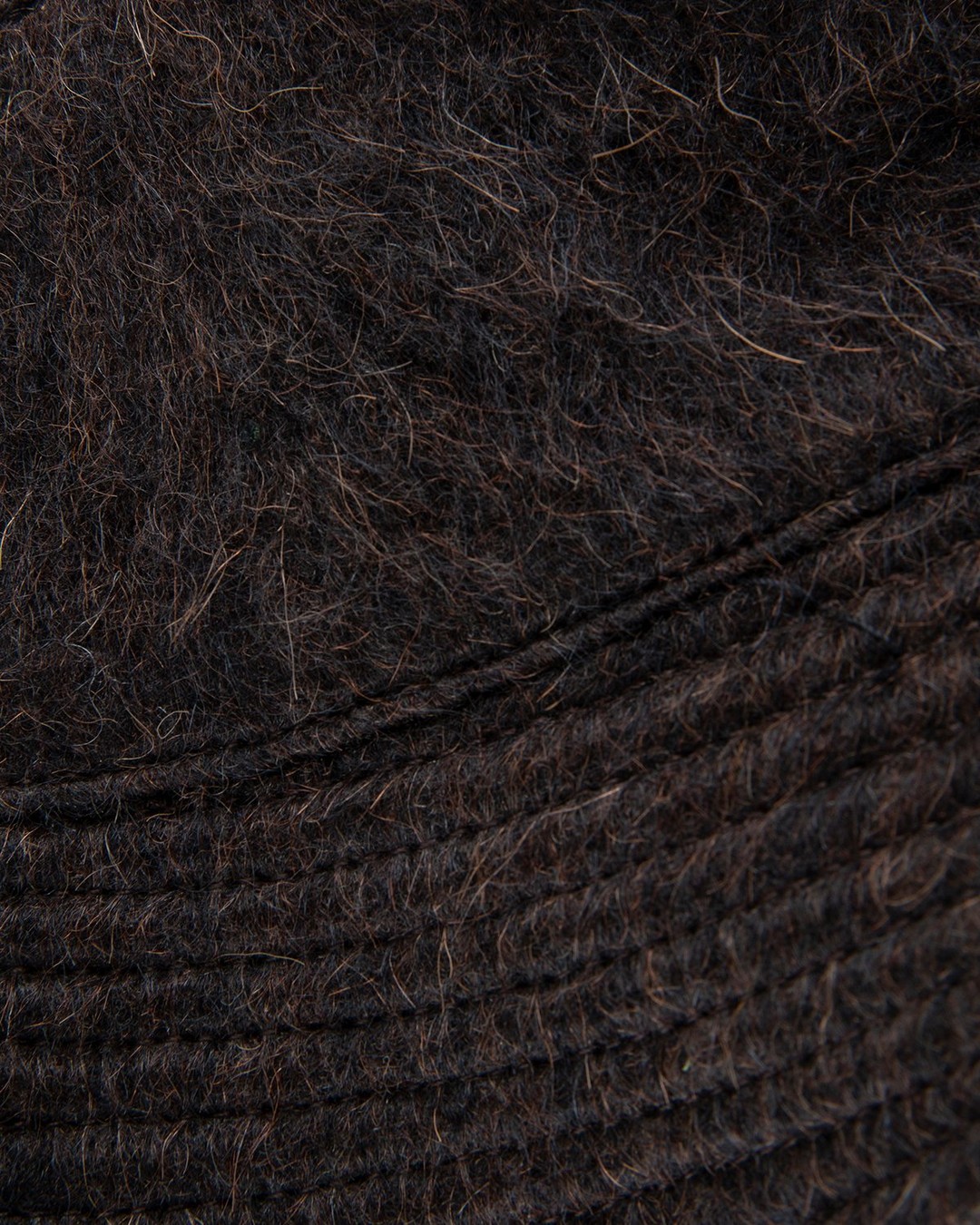 Our Legacy – Bucket Hat Brown Hairy Alpaca - Hats - Brown - Image 2
