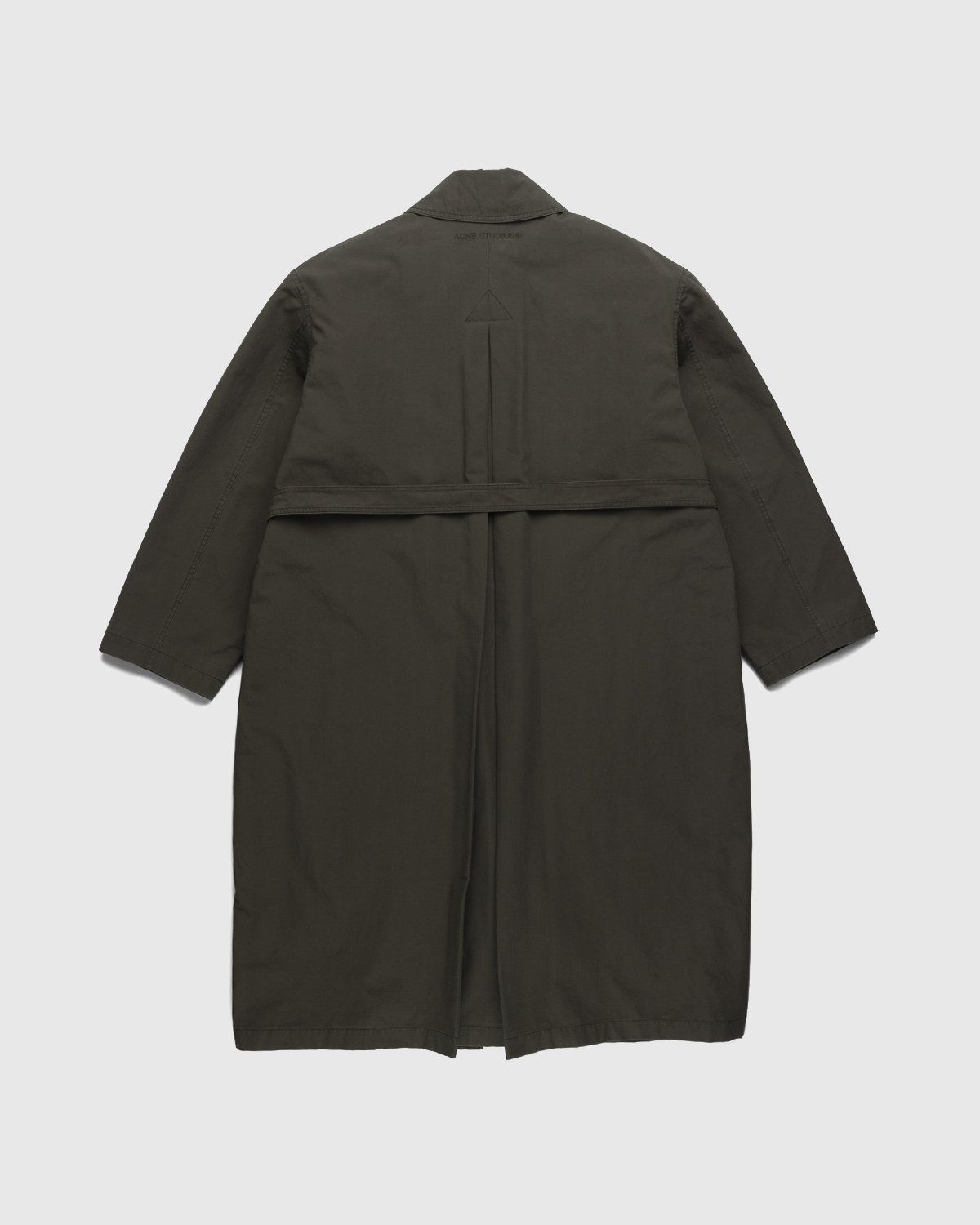 Acne Studios – Trench Coat Dark Olive - Outerwear - Green - Image 2