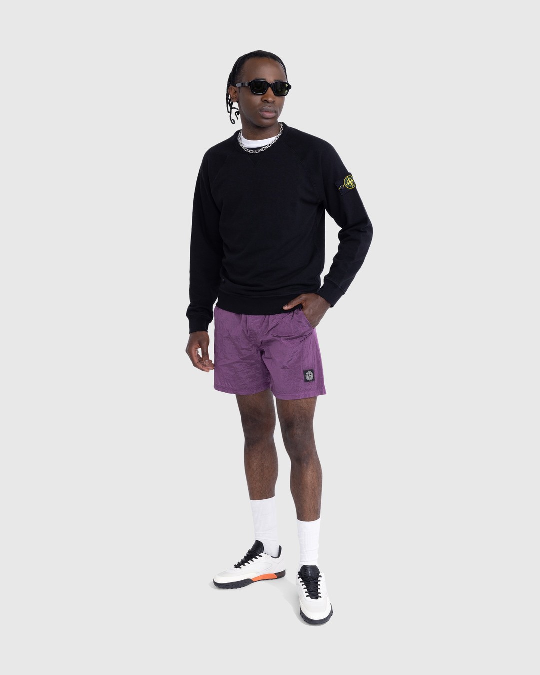 Stone island shop shorts set