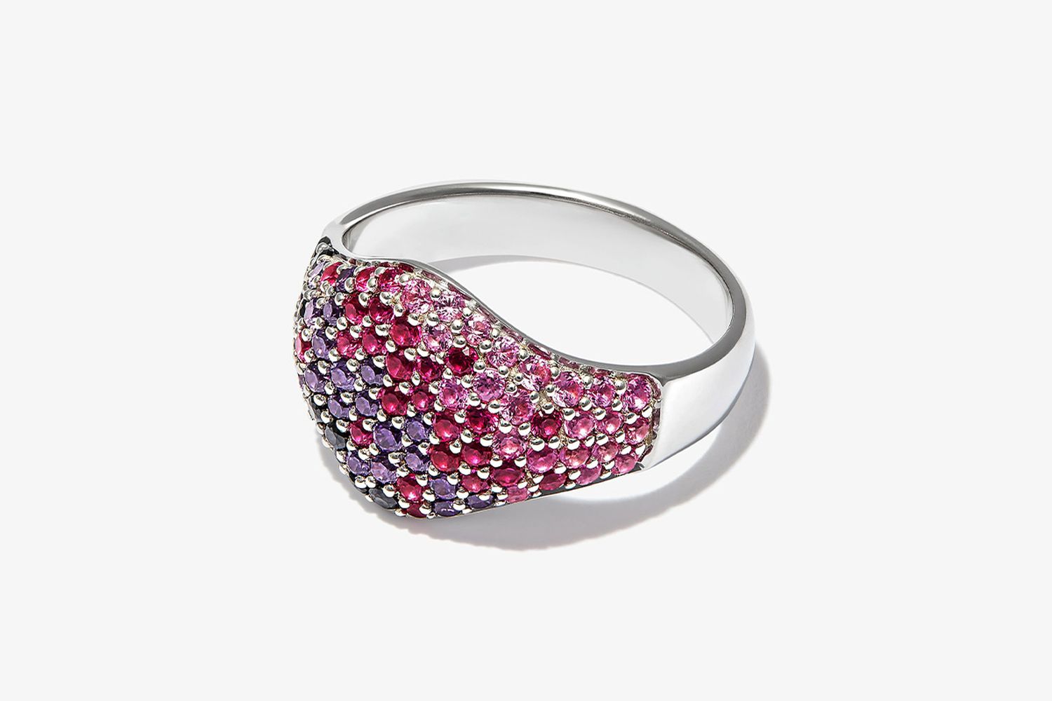 Pink Sunset Mini Crystal Cocktail Ring