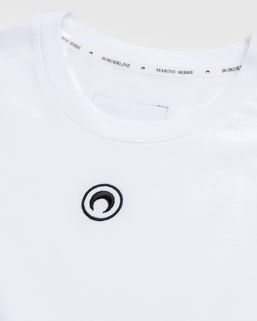 Marine Serre – Organic Cotton T-Shirt White - Tops - White - Image 5