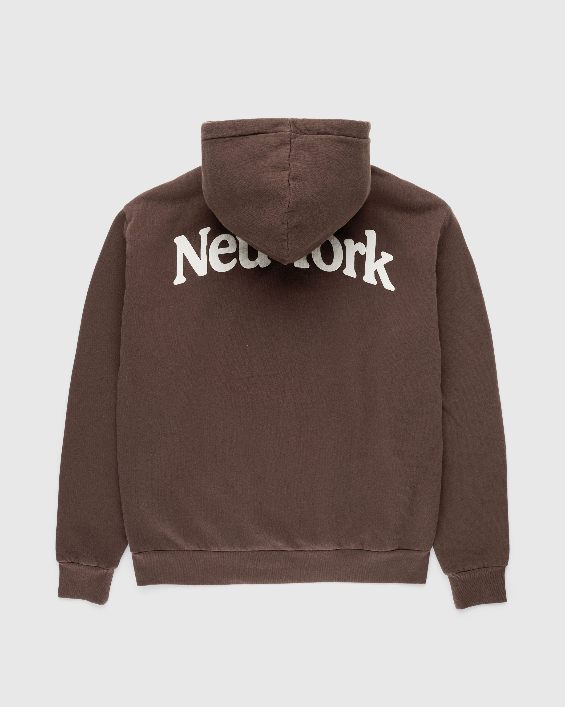 Highsnobiety – Neu York Hoodie Brown - Sweats - Black - Image 1