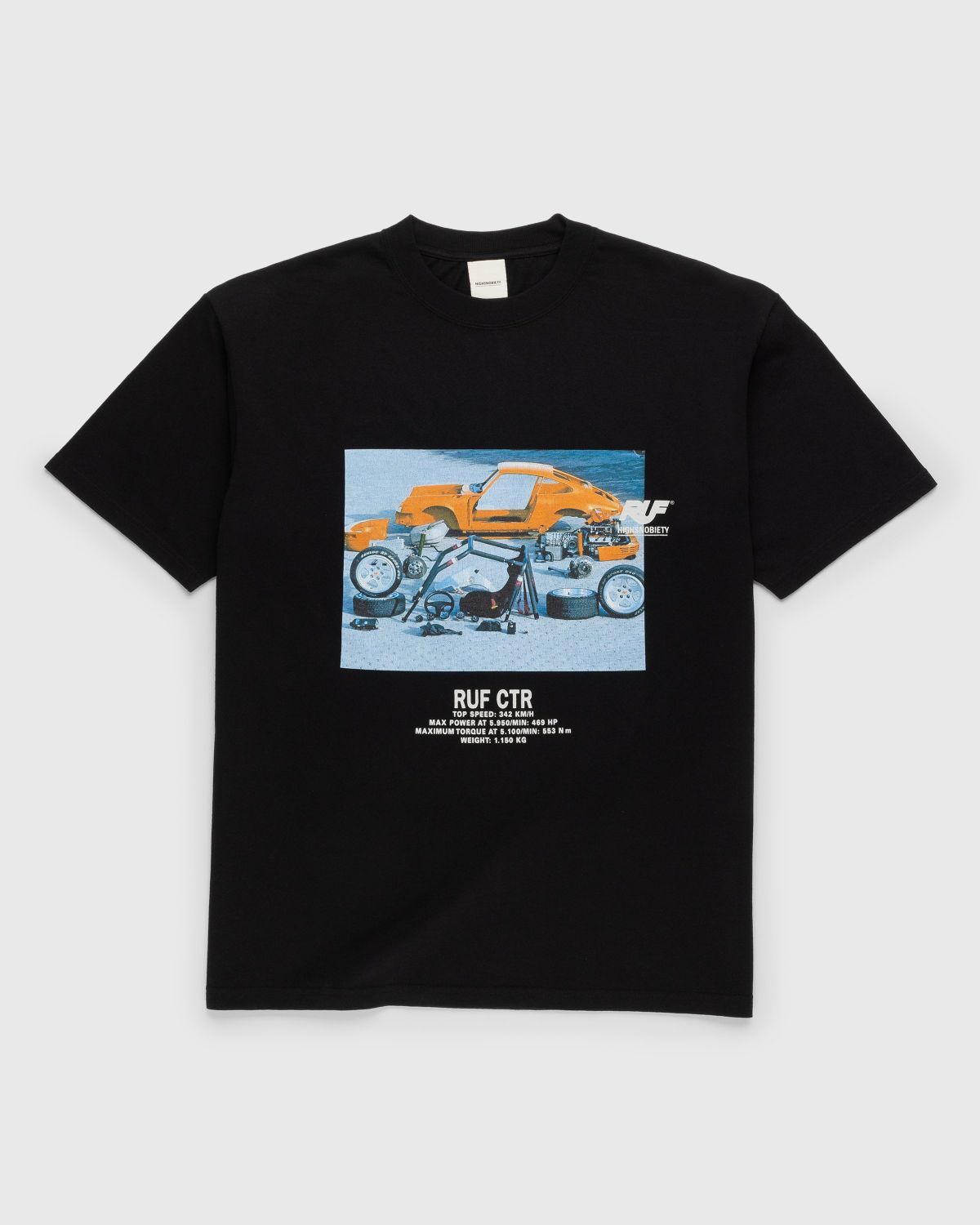 RUF x Highsnobiety – CTR T-Shirt Black - Tops - Black - Image 1