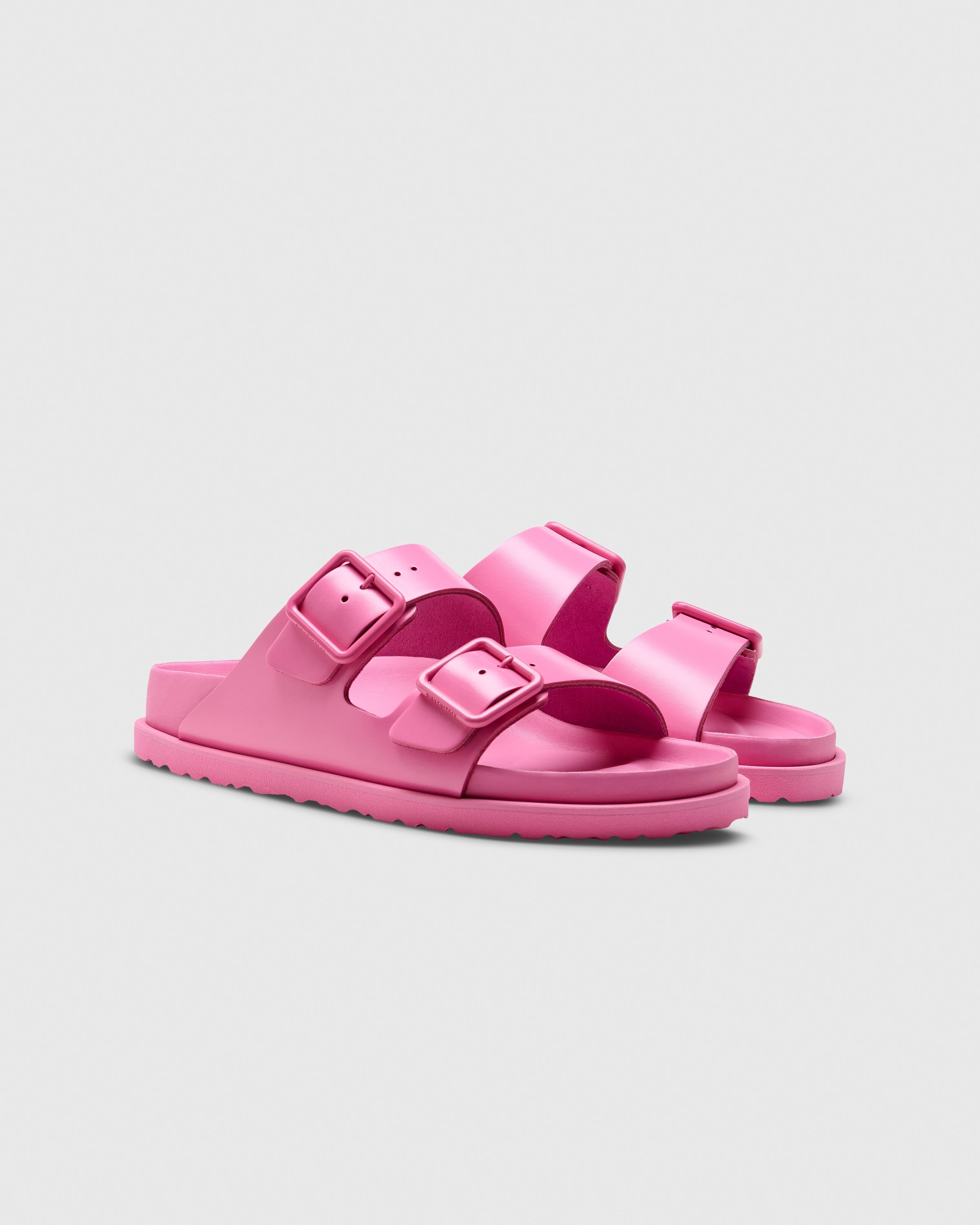 Hot pink rubber birkenstocks 2025