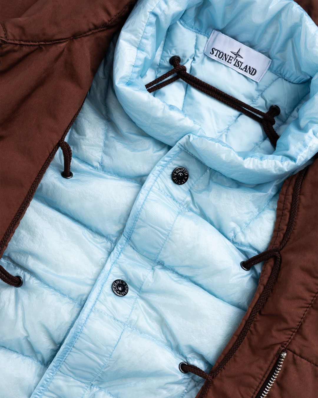 Stone Island – David-TC Down Jacket Maroon/Blue - Outerwear - Brown - Image 8