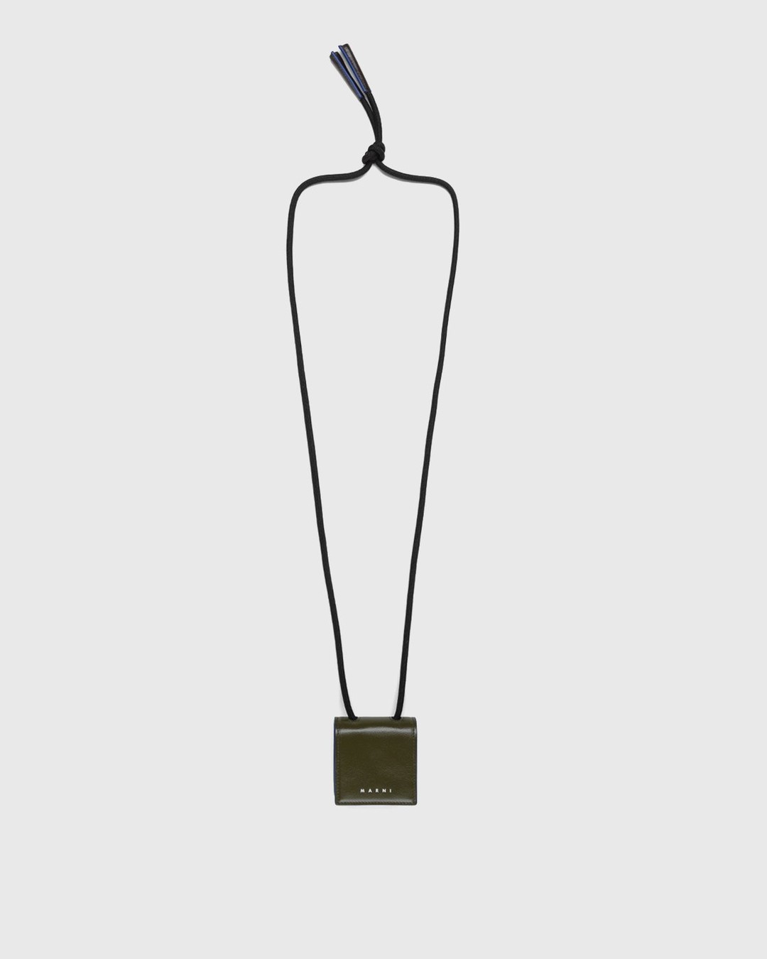 Marni – Calf Leather AirPods Case Green - Phone cases - Green - Image 1