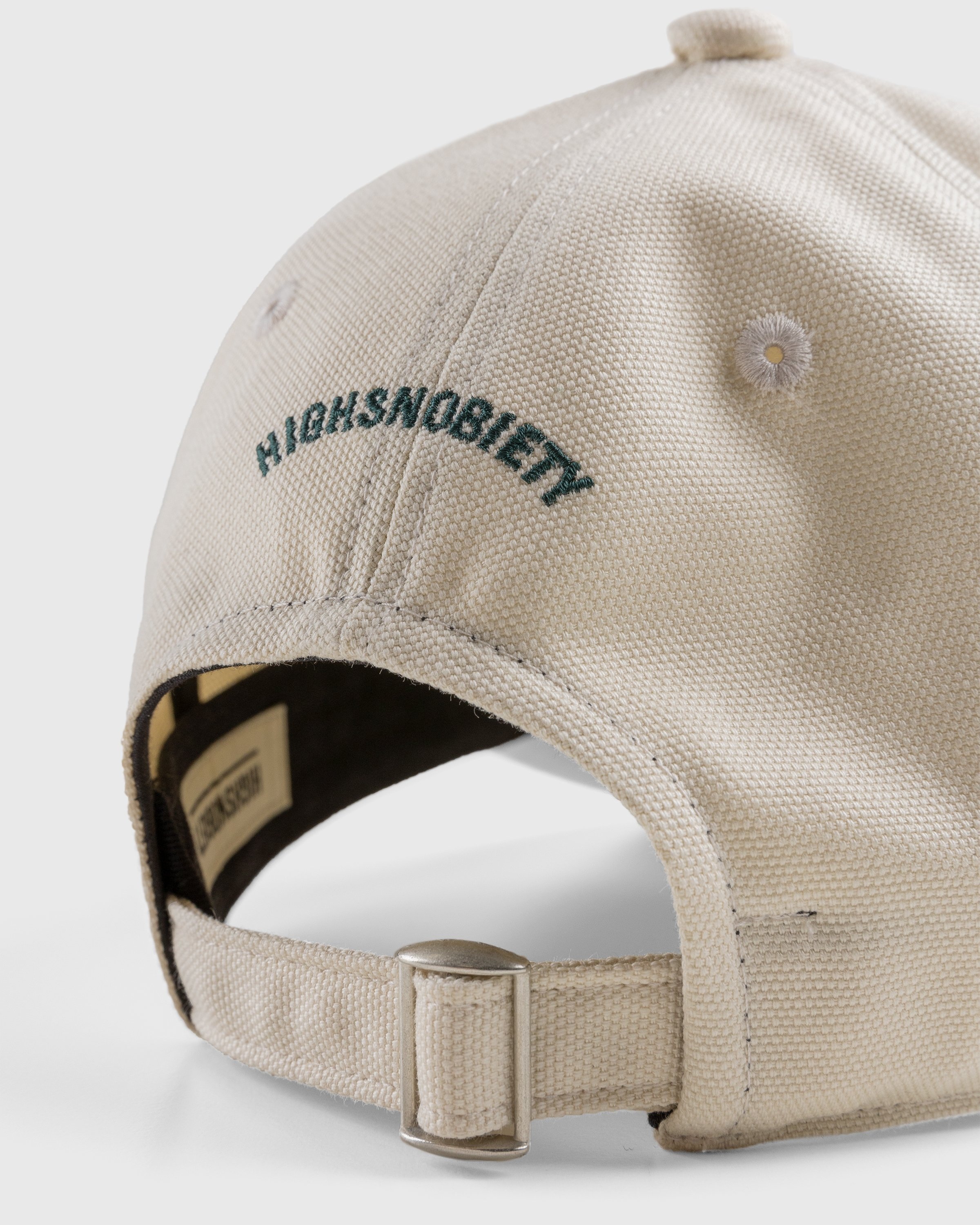 RUF x Highsnobiety – Logo Cap Natural - Hats - Beige - Image 5