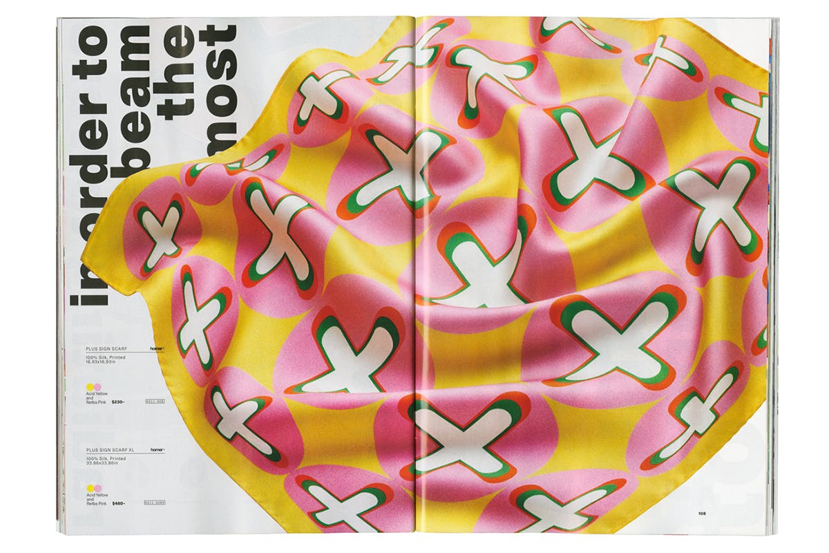 Frank Ocean Homer Brand store Catalog collection jewelry silk scarves plus