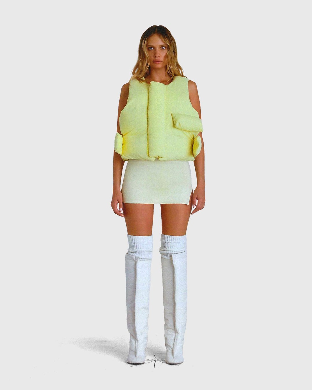 Entire Studios – Pillow Vest Blonde - Outerwear - Yellow - Image 6