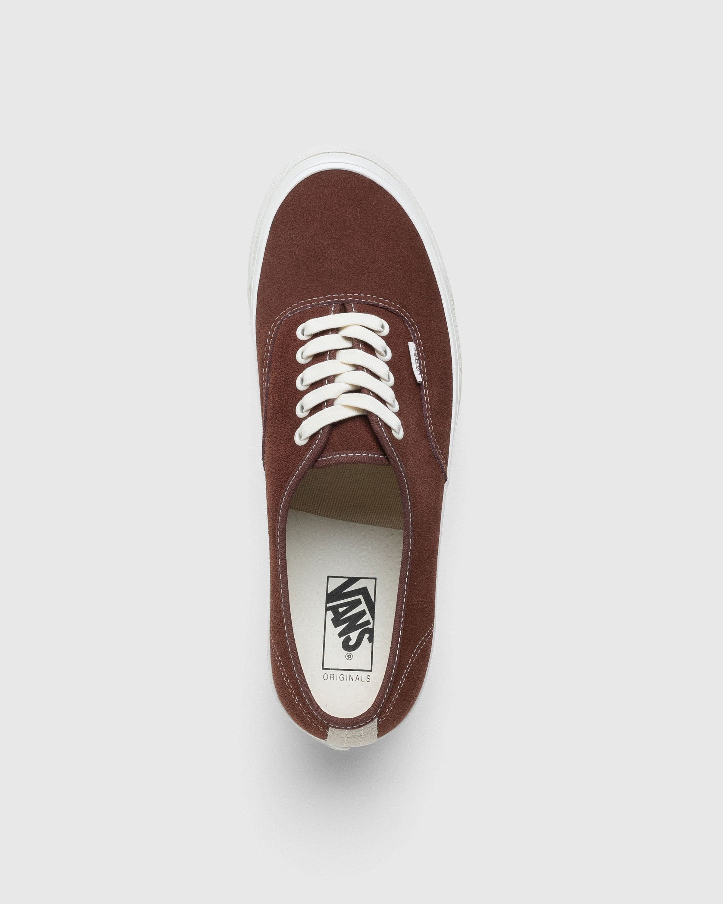 Vans – UA OG Authentic LX Suede Brown - Low Top Sneakers - Brown - Image 5