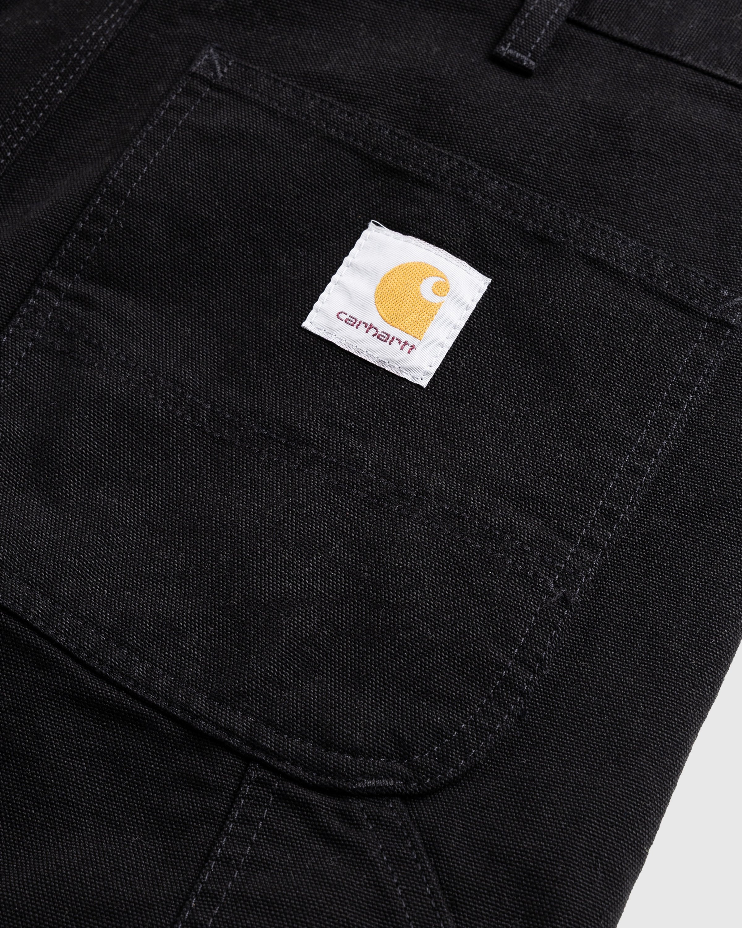 Carhartt WIP – Double Knee Short Rinsed Black - Shorts - Black - Image 5