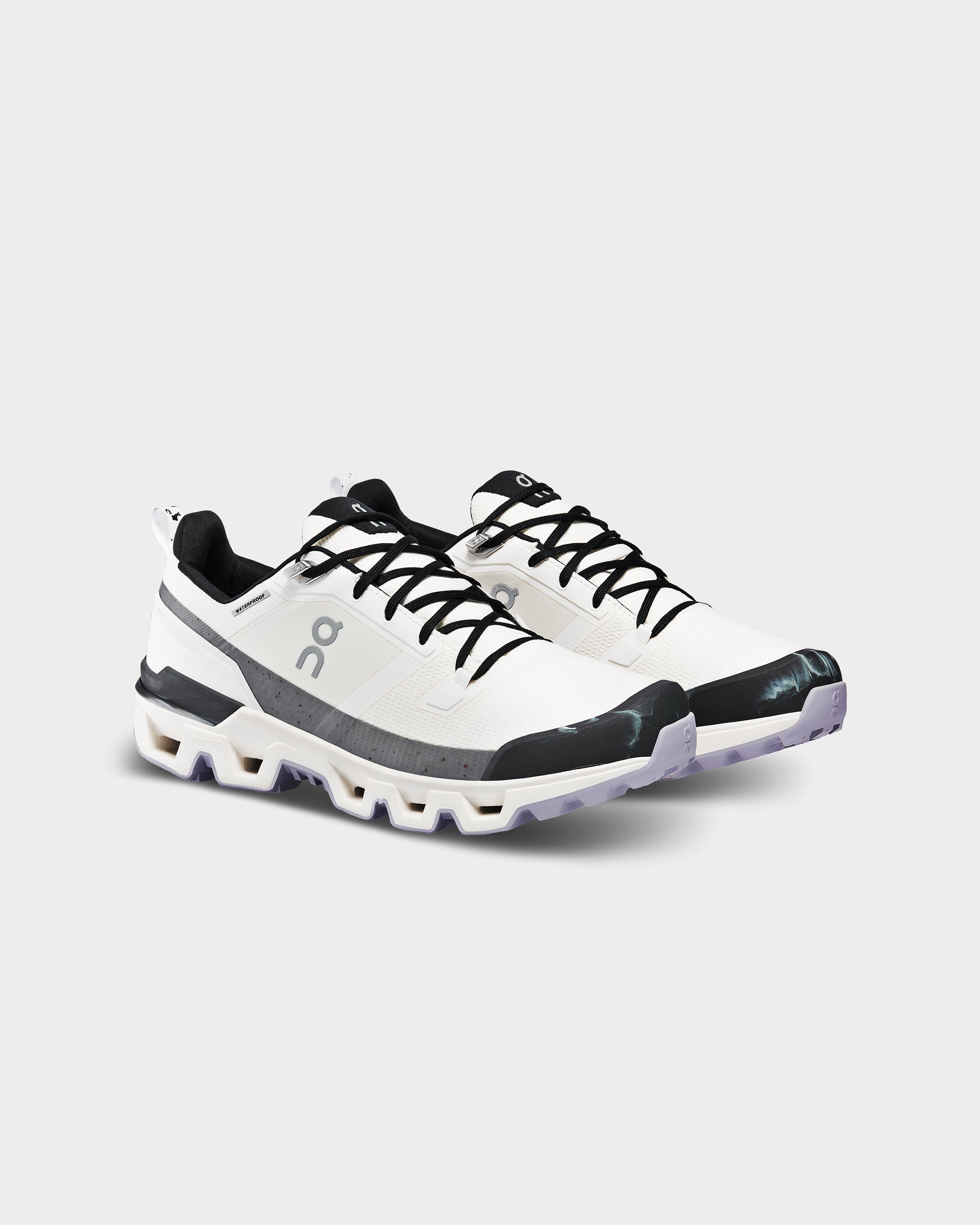 On – Cloudwander Waterproof High Alpine Ivory/Black - Sneakers - Grey - Image 3