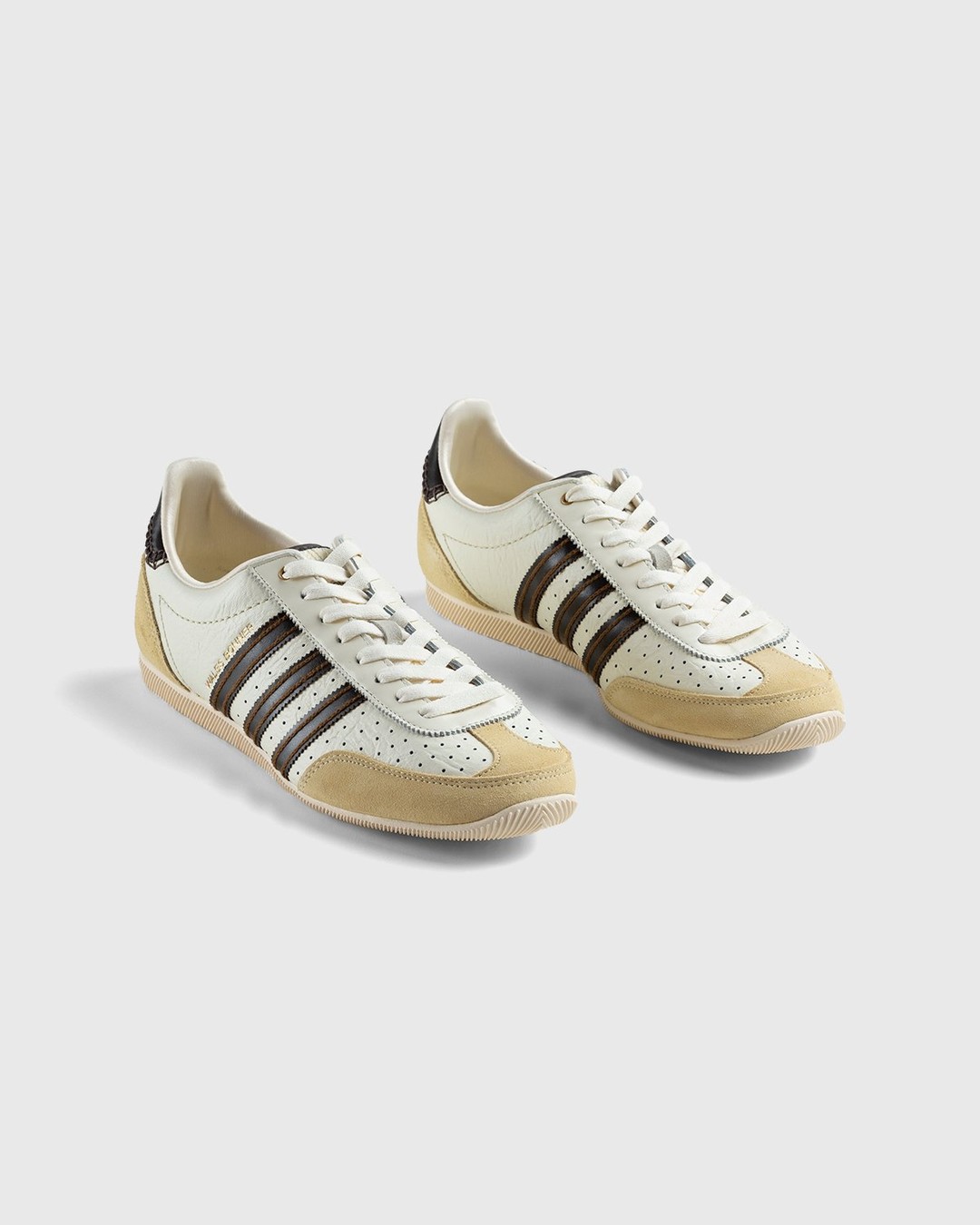 Adidas x Wales Bonner – Japan Cream White/Easy Yellow/Dark Brown - Low Top Sneakers - White - Image 3