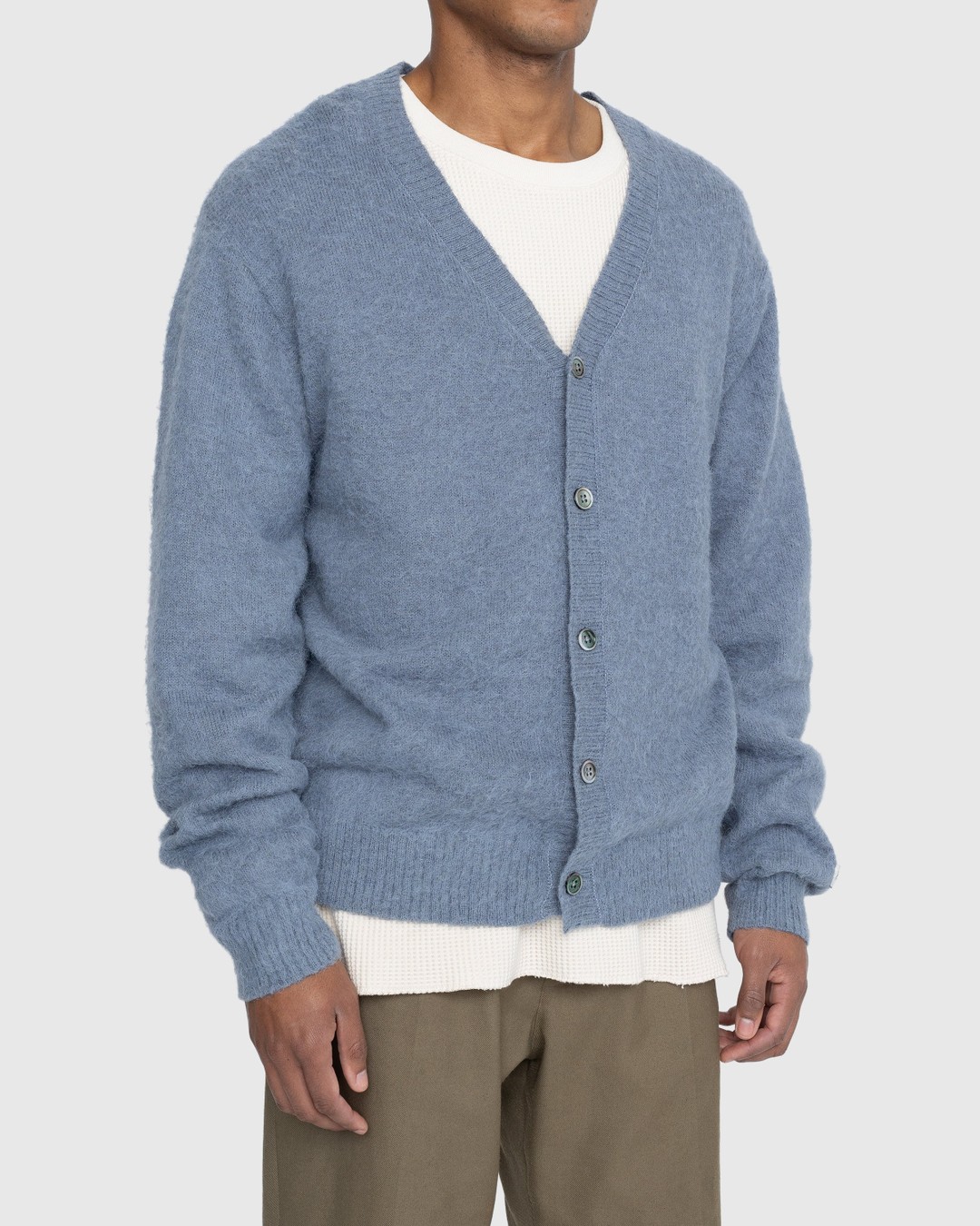 Highsnobiety – Alpaca Cardigan Blue - Knitwear - Blue - Image 3