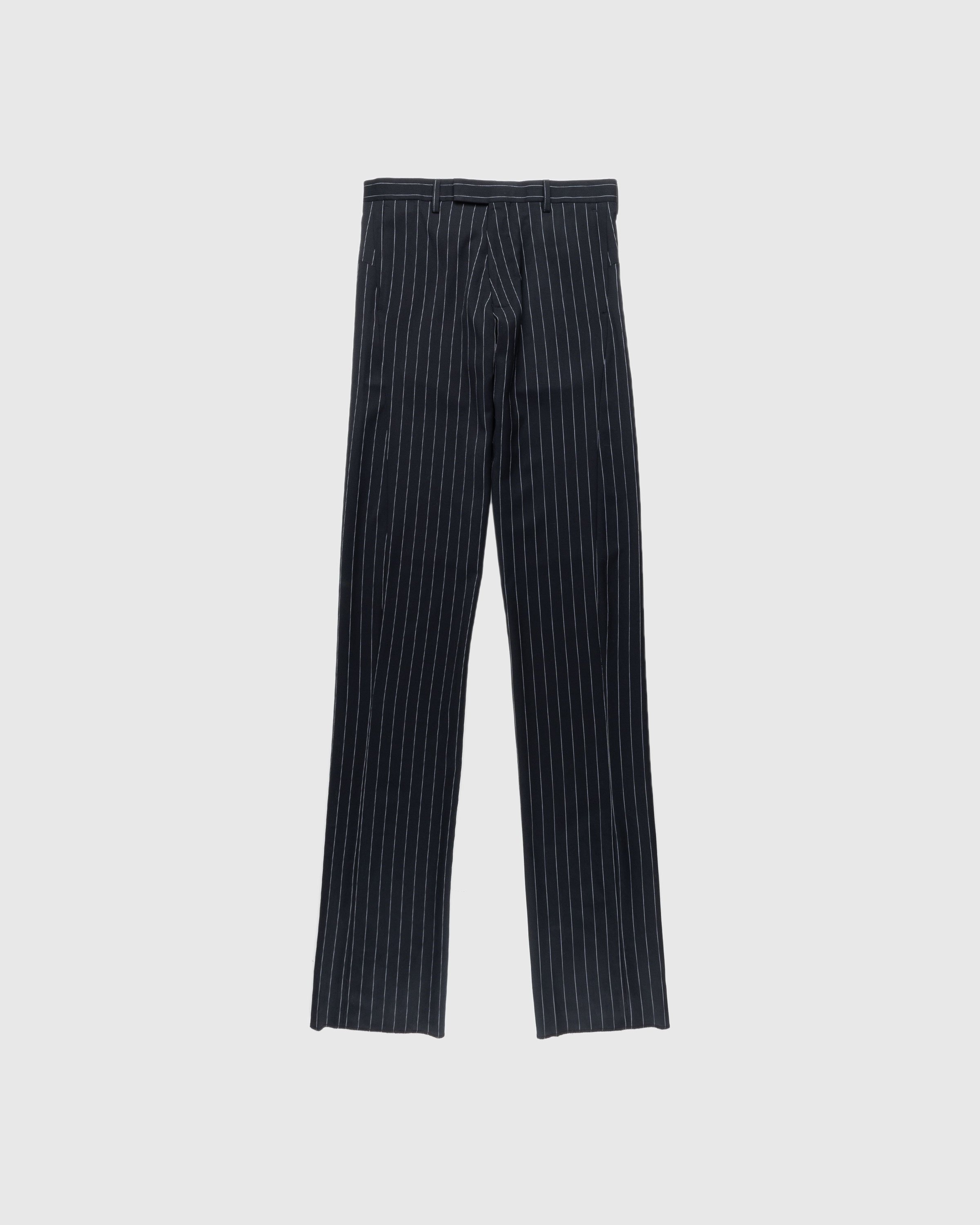 Martine Rose Twist Seam Tailored Trouser Black White