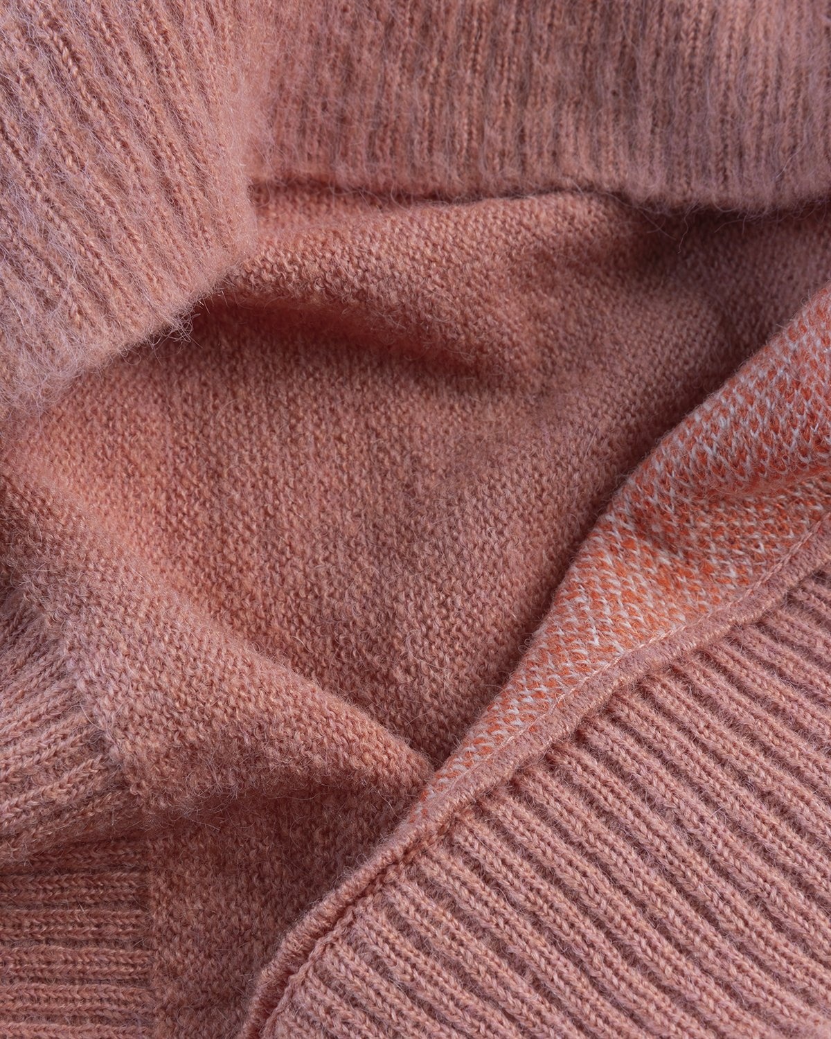 Highsnobiety – Check Alpaca Sweater Multi Red - Crewnecks - Red - Image 5