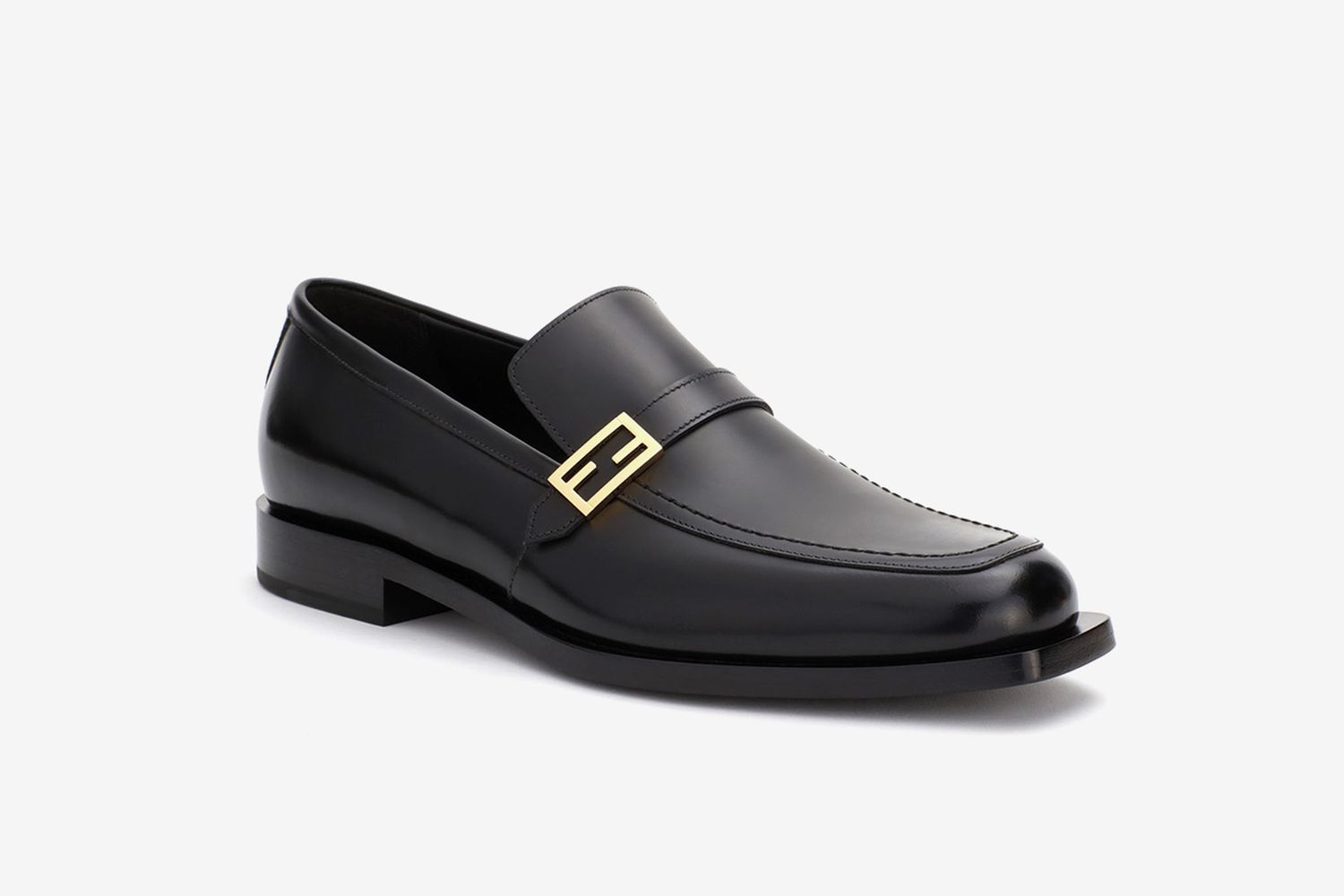Black Leather Loafers