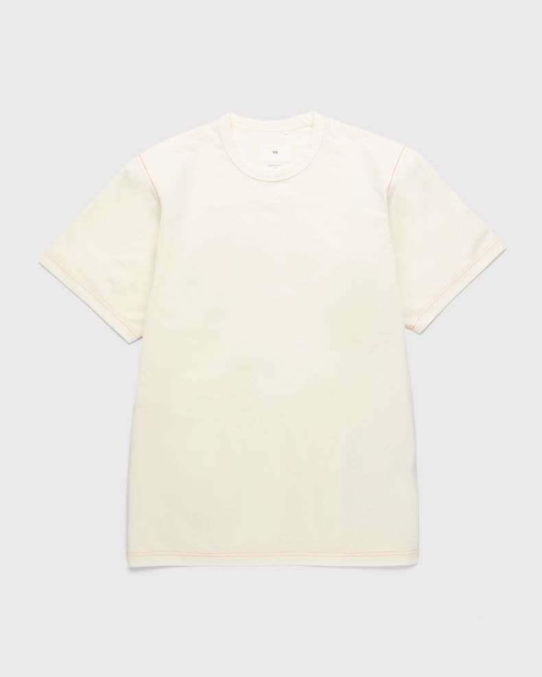 Y-3 – Short Sleeve T-Shirt Creawhite