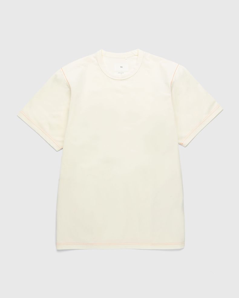 Y-3 – Short Sleeve T-Shirt Beige