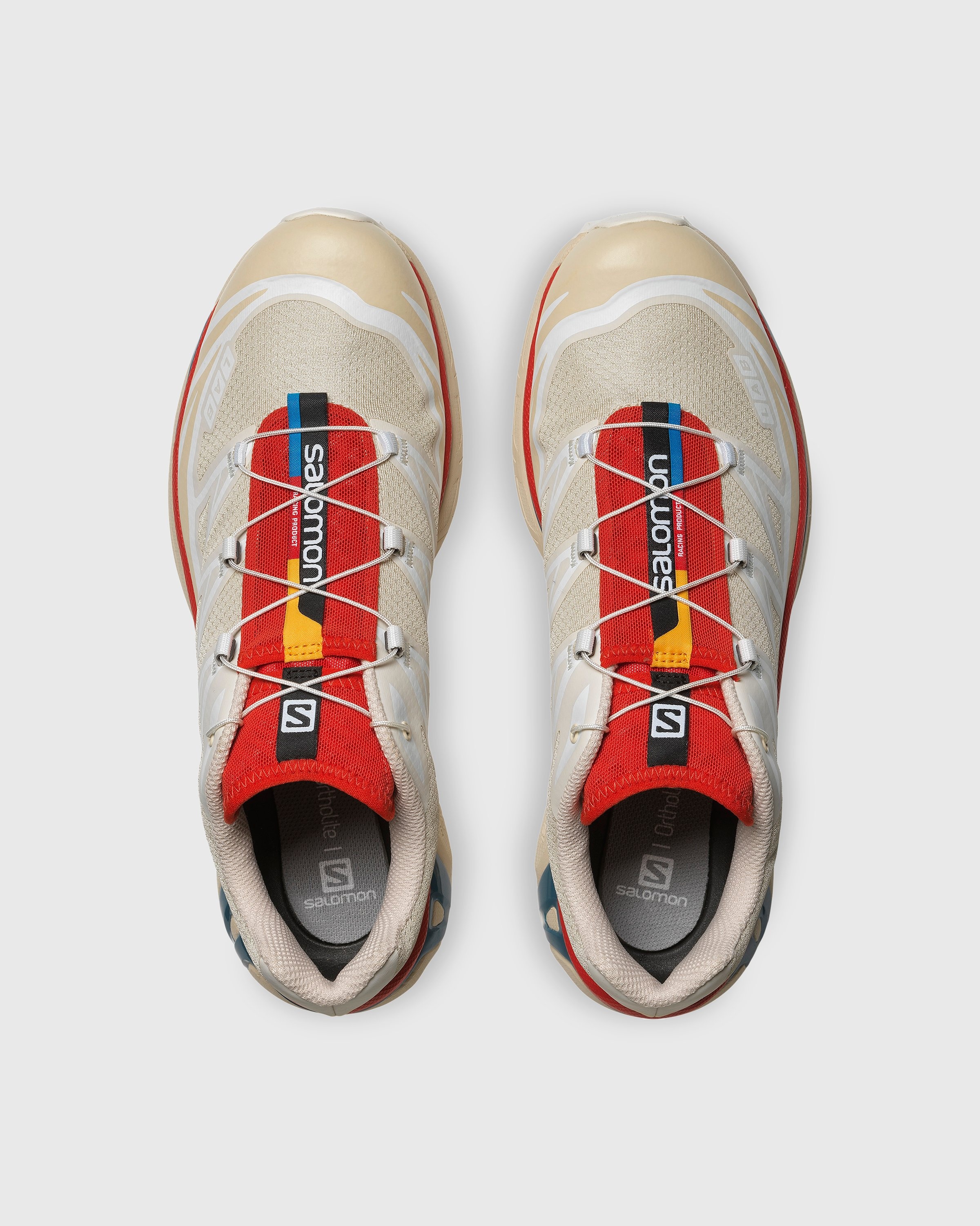 Salomon – XT-6 Almond Milk/Bleached Sand/Aurora Red - Sneakers - Multi - Image 4