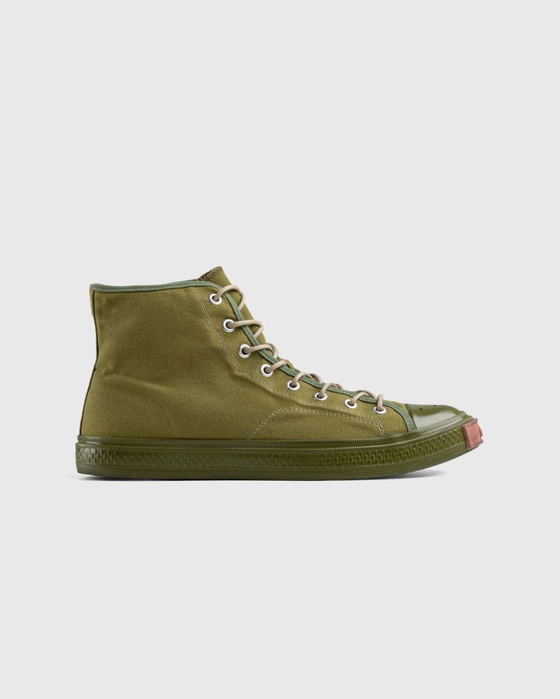 Acne Studios – Ballow High-Top Sneakers Olive Green