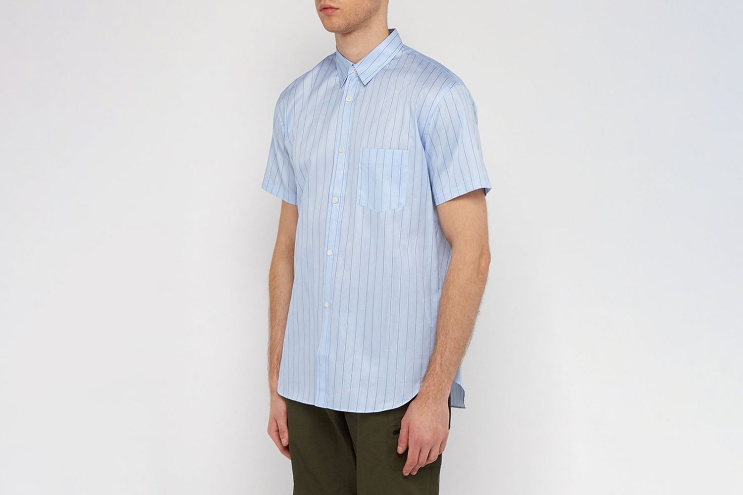Striped Cotton-Poplin Shirt