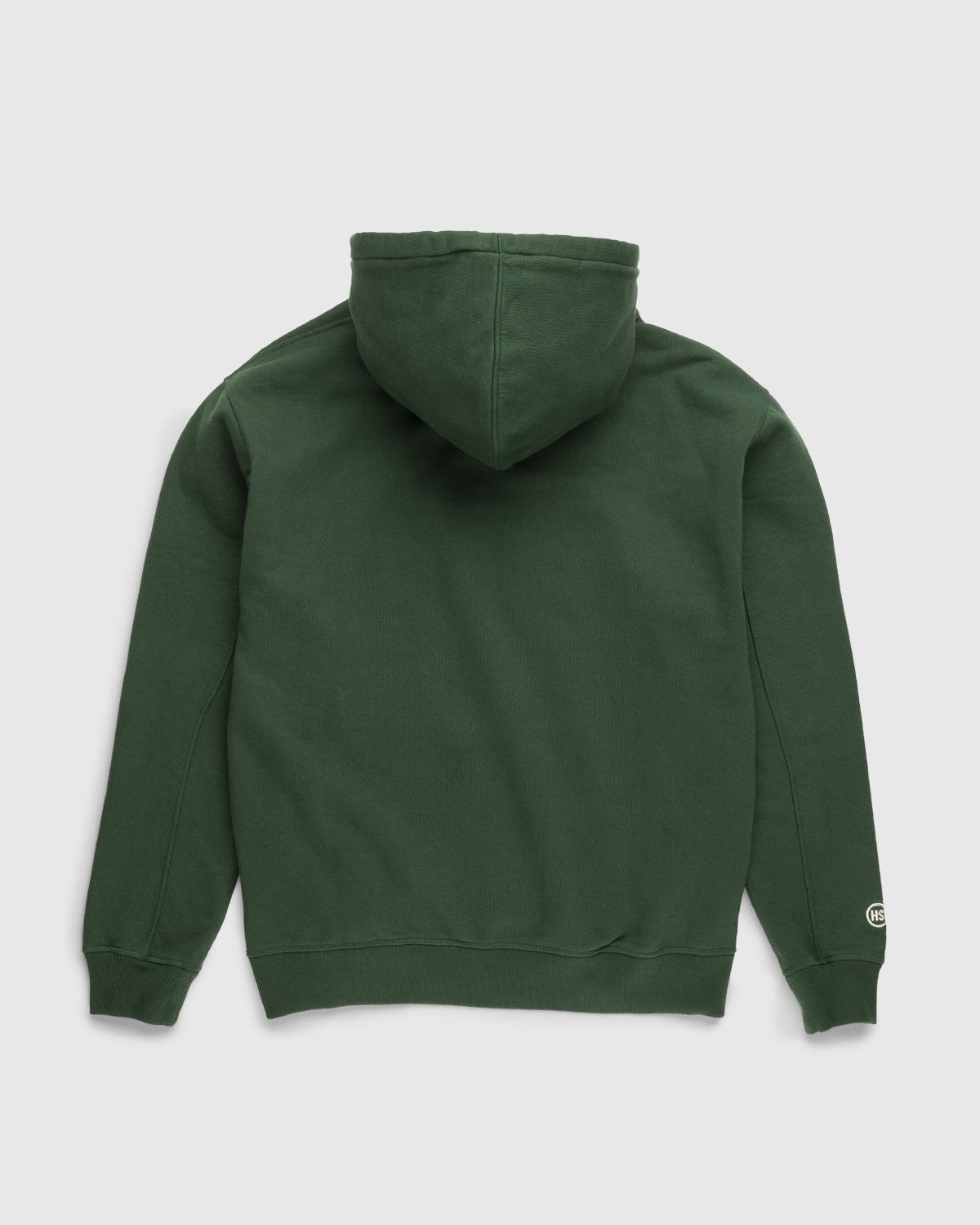Highsnobiety – Logo Fleece Staples Hoodie Campus Green - Sweats - Green - Image 2